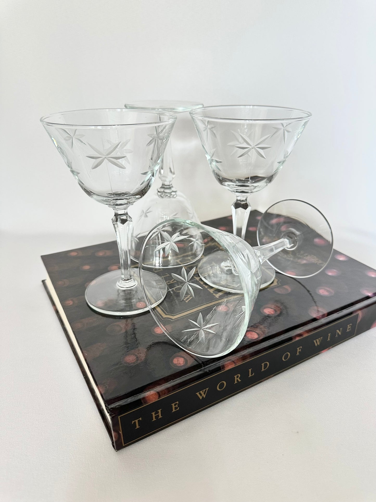 Starr Etched Cocktail Glasses