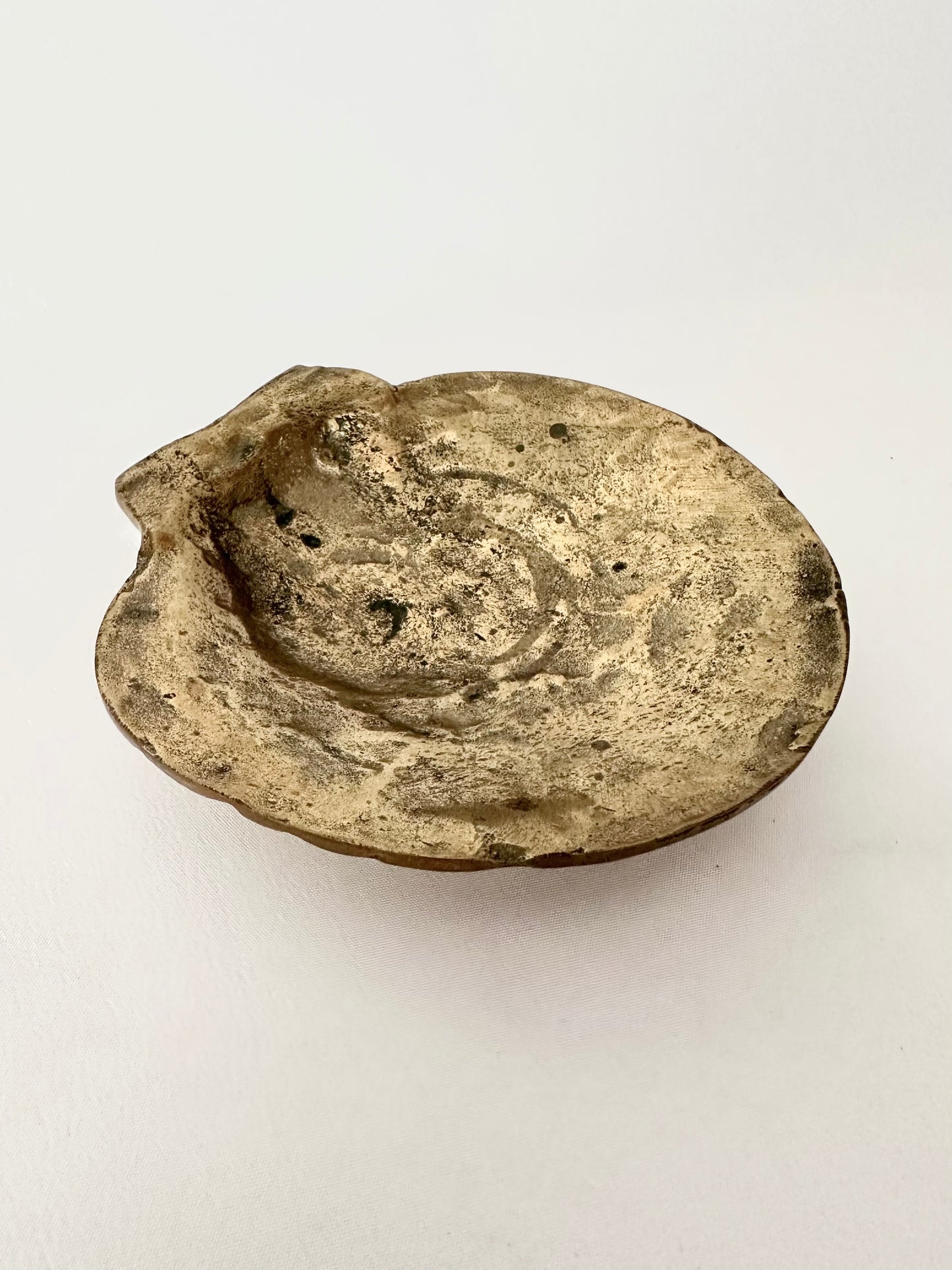 Soline Brass Shell Dish