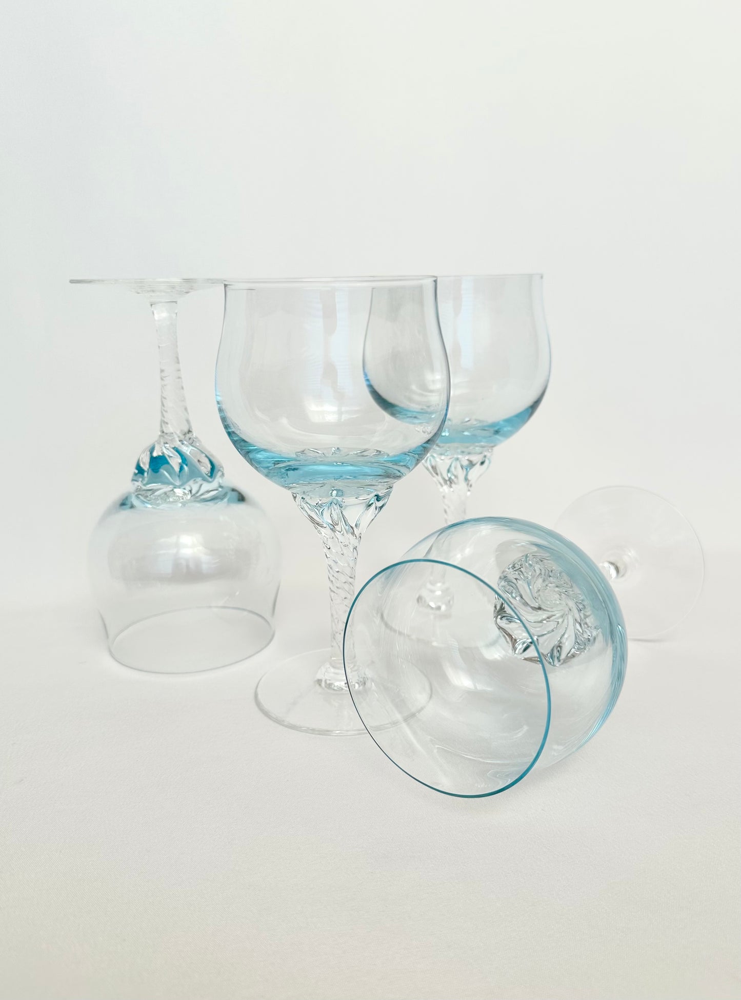 Ara Twist Stem Goblets