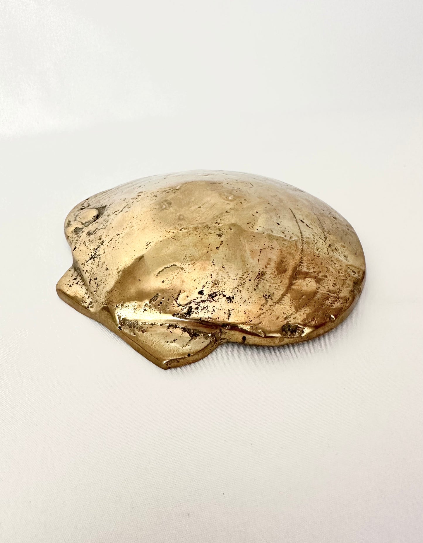 Soline Brass Shell Dish