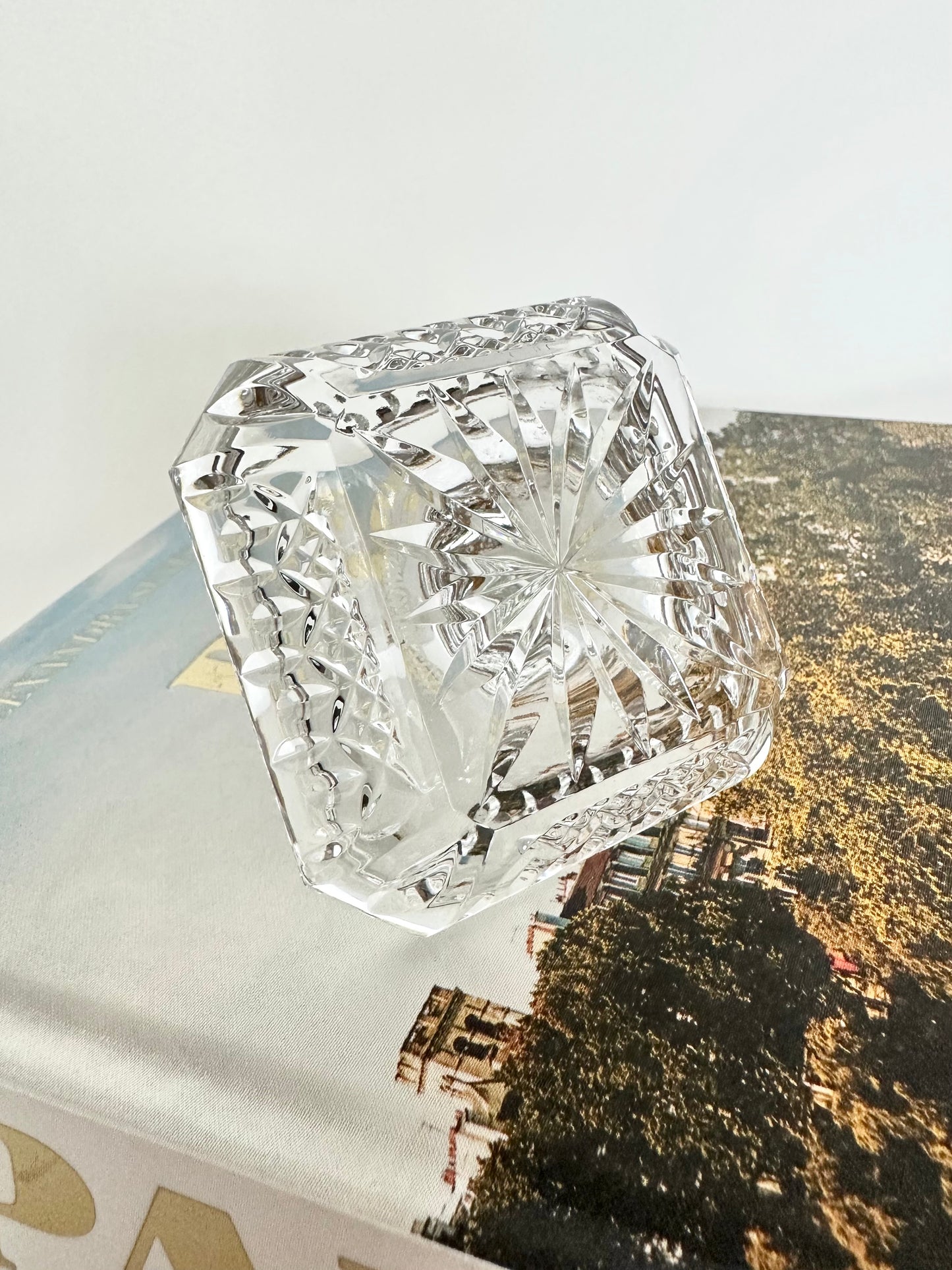 Amara Cut Crystal Ring Dish