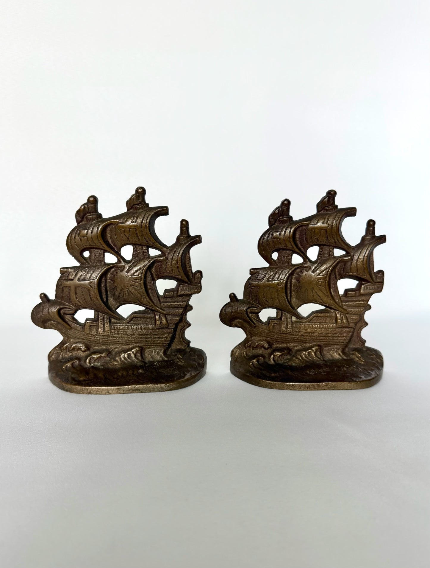 Merritt Brass Bookends
