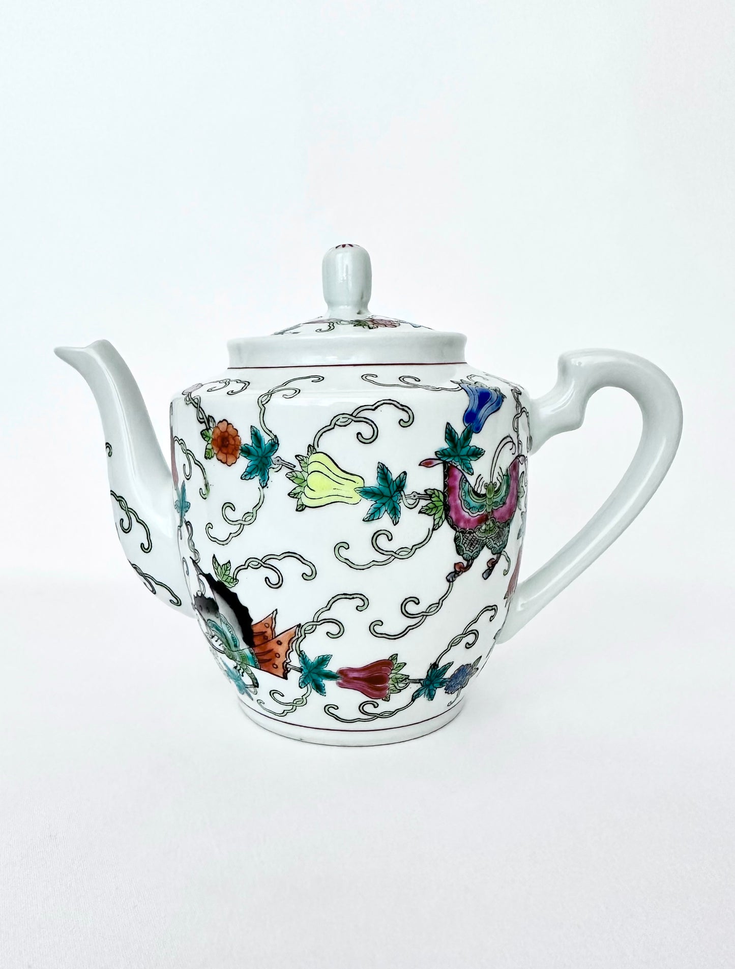 Zinnia Chinoiserie Teapot