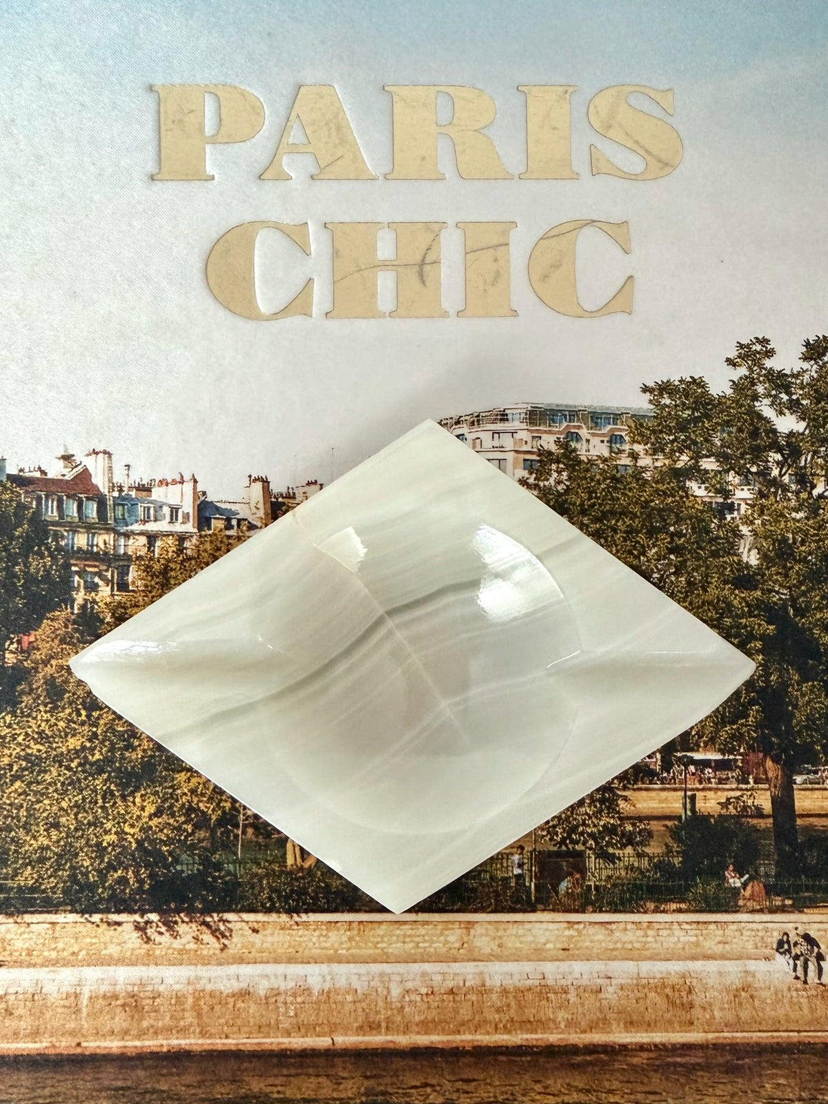Lucky Onyx Ashtray Set