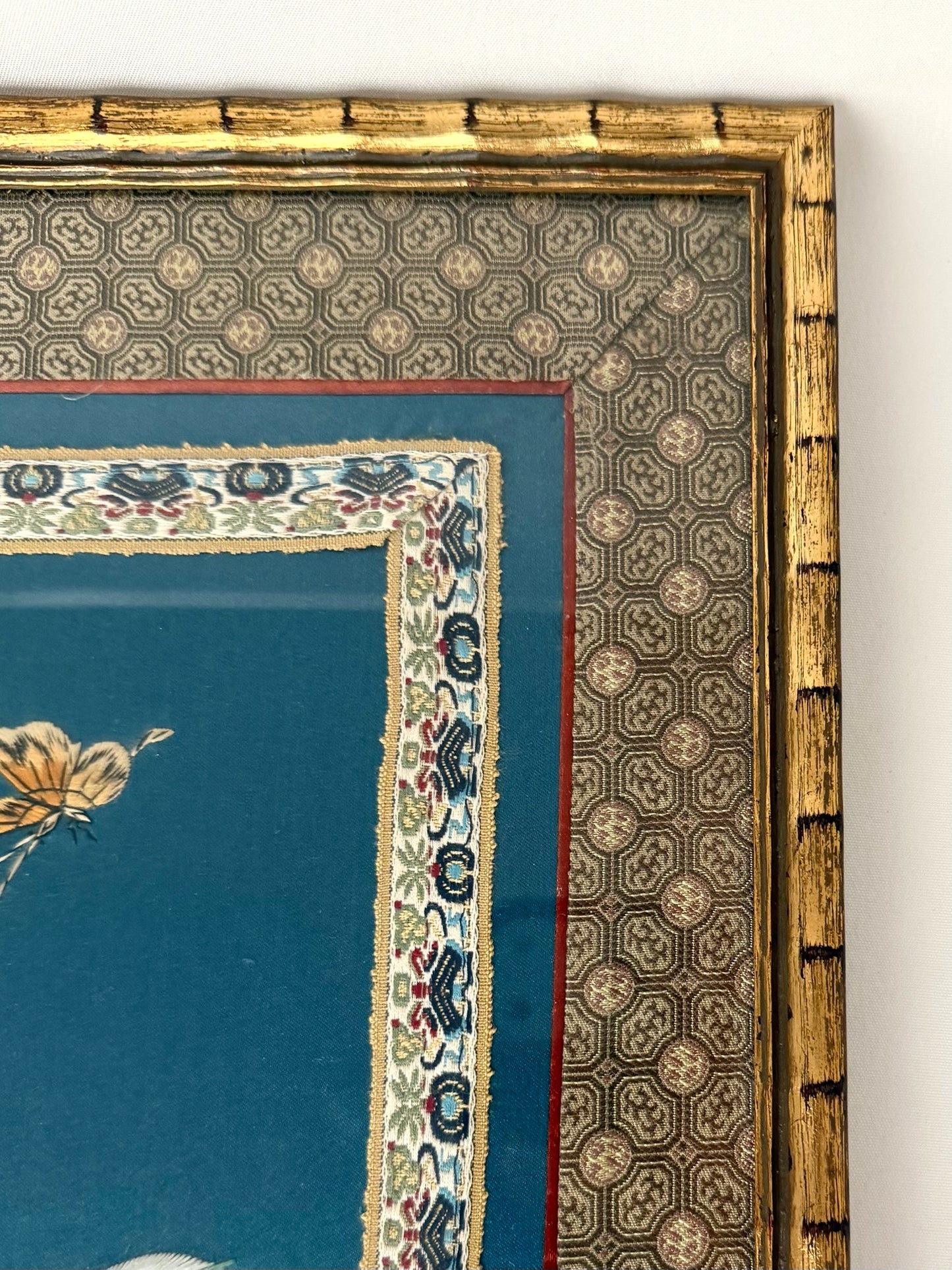Belladonna Framed Silk Panel