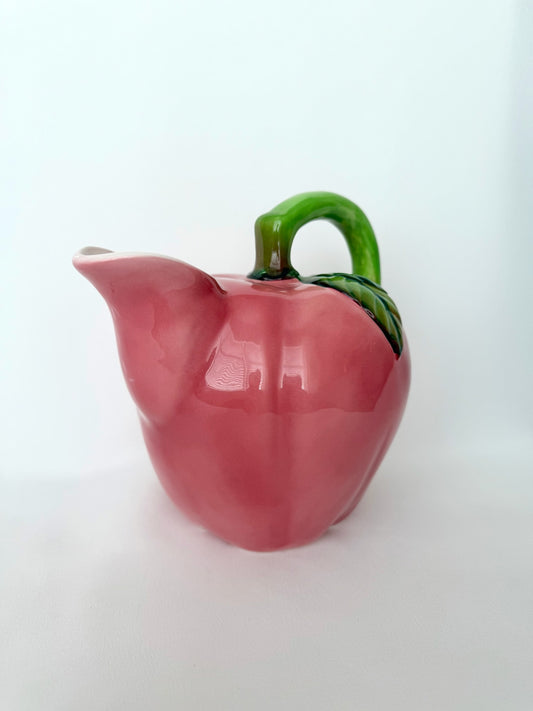 Apple Ceramic Pitcher