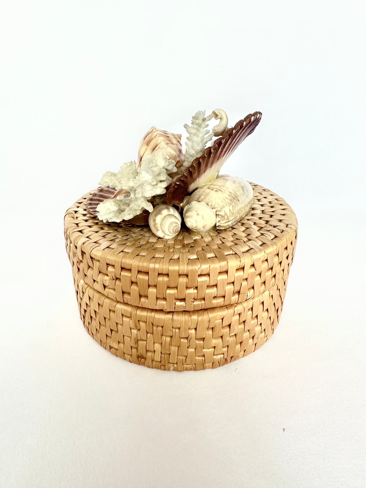 Lottie Rattan Coaster Set