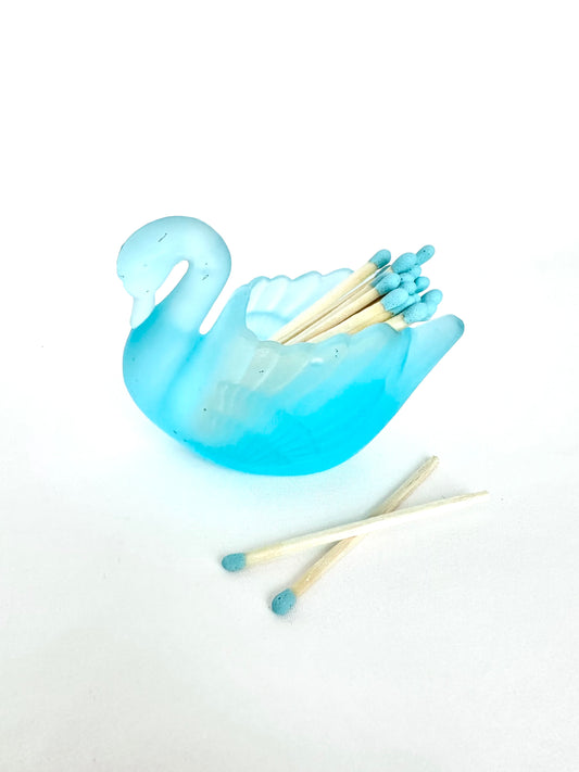 Odile Swan Matchstick Vessel