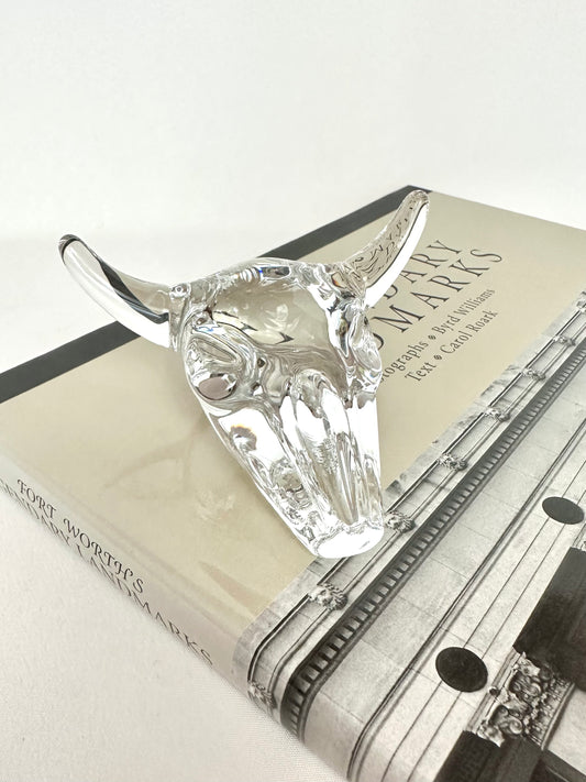 Ryder Crystal Steer Paperweight