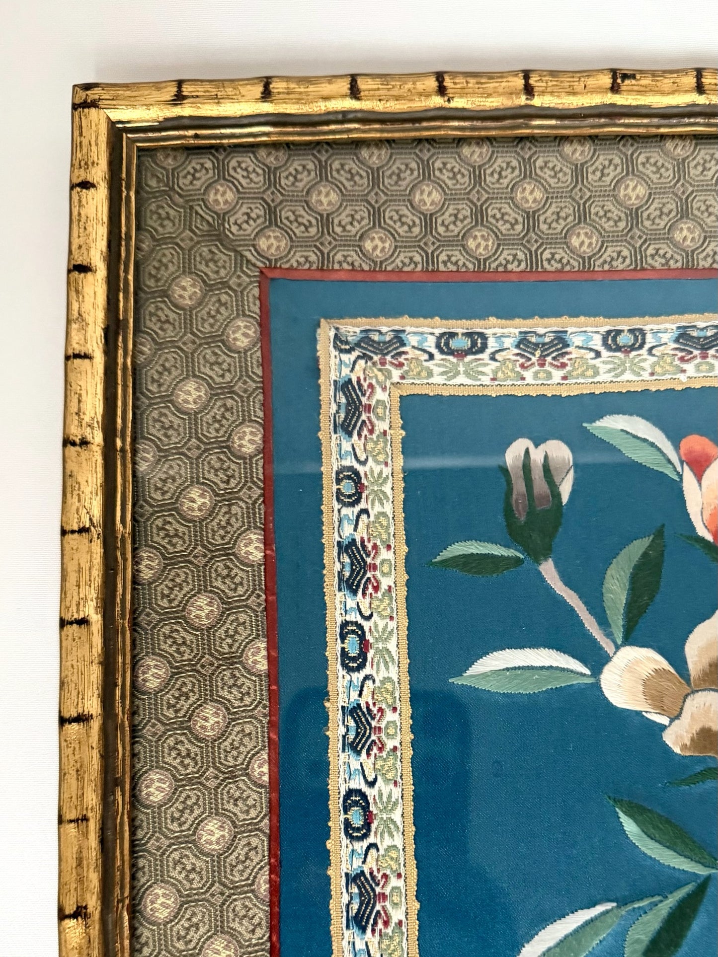 Belladonna Framed Silk Panel