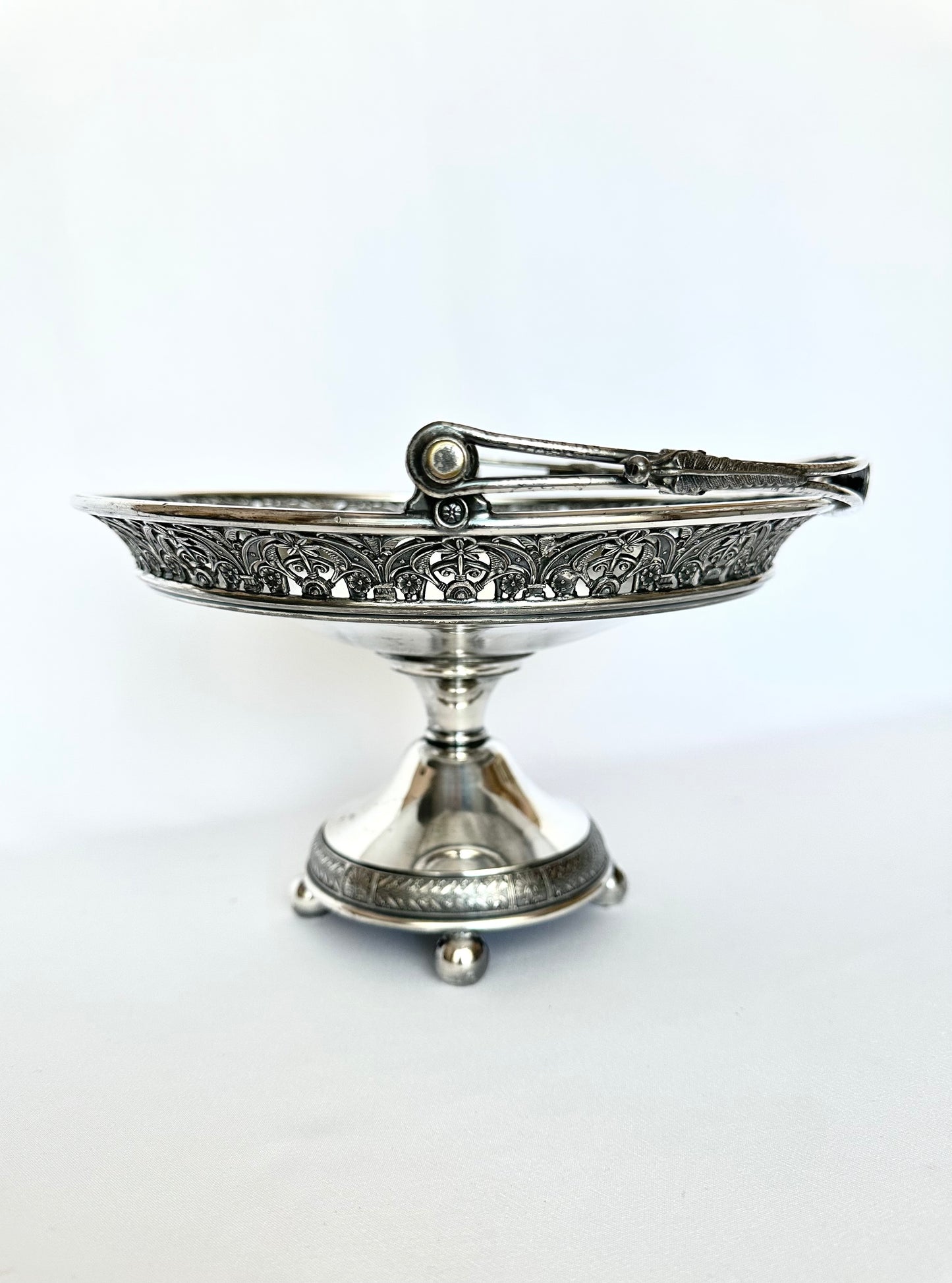 Arley Silver Plate Basket