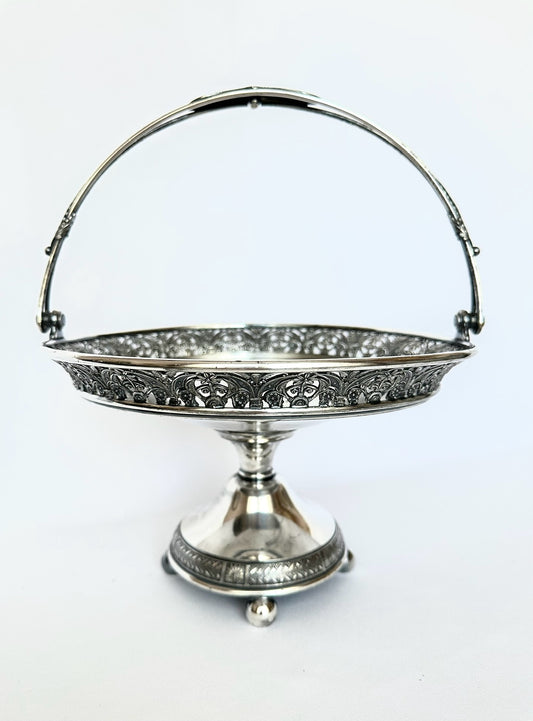 Arley Silver Plate Basket