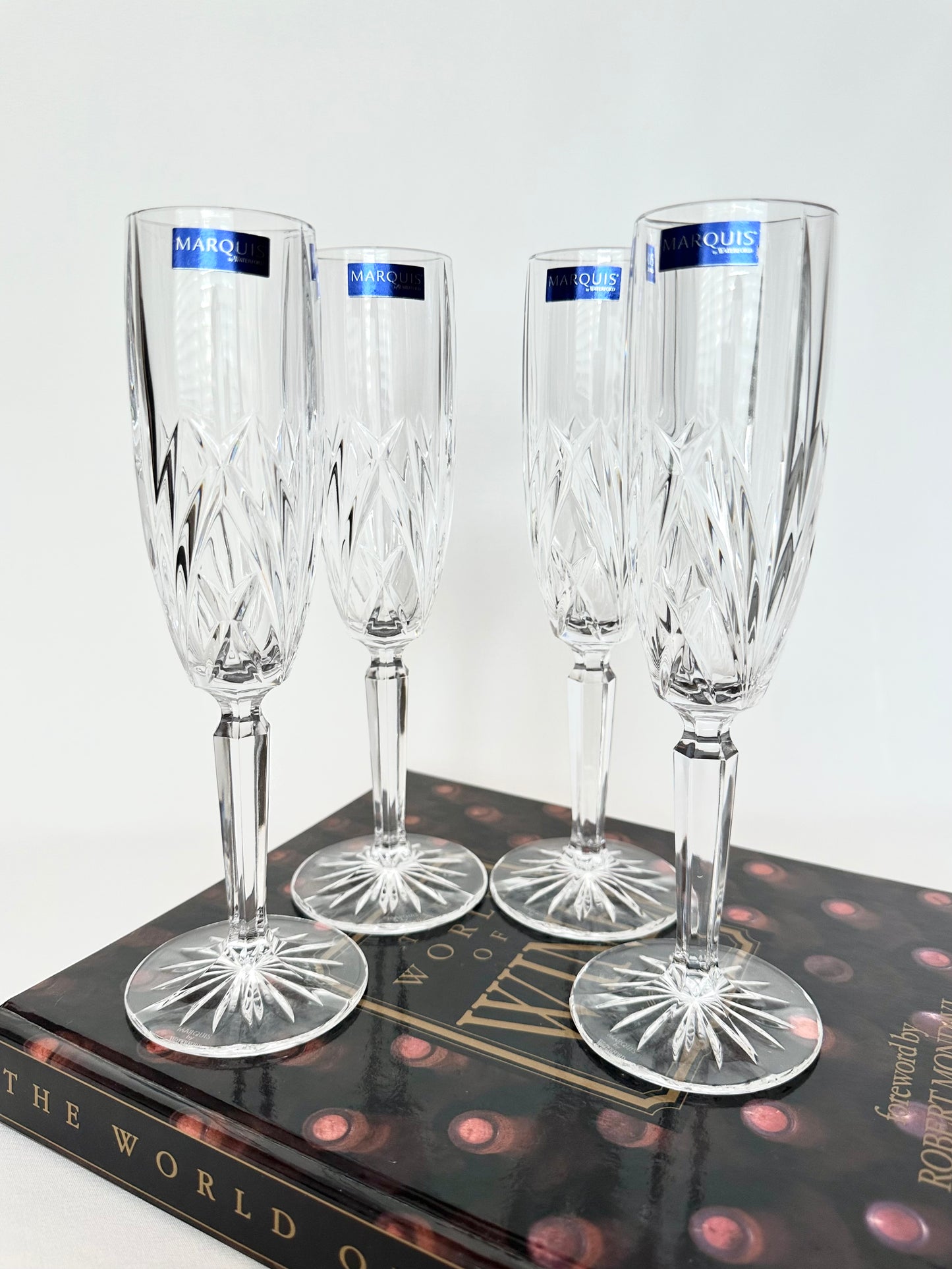 Brooke Crystal Champagne Flutes