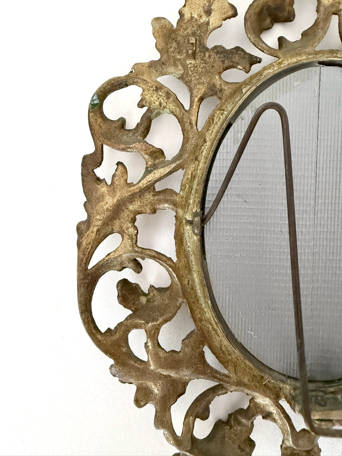 Minerva Brass Tabletop Mirror
