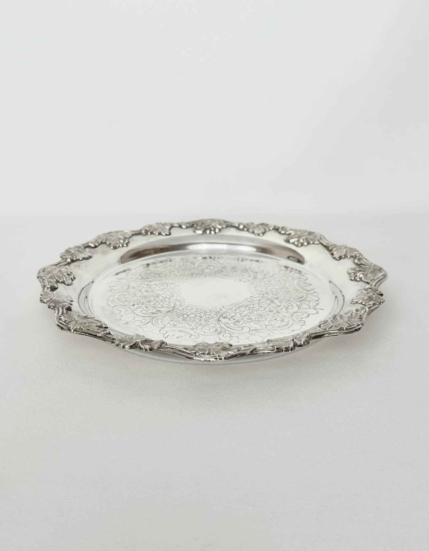 Anastasié Silverplate Etched Tray