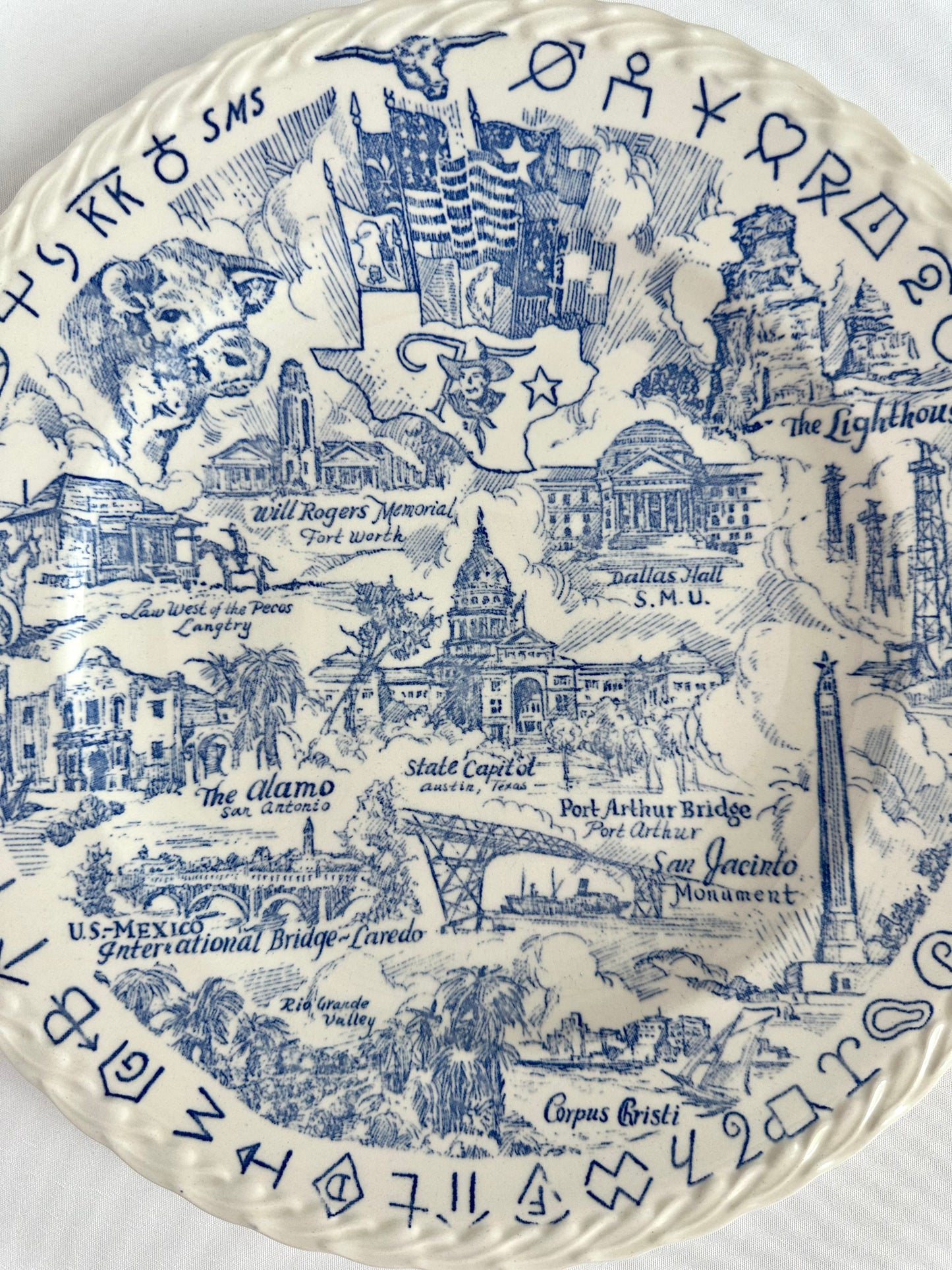 Emmie Texas Souvenir Plate