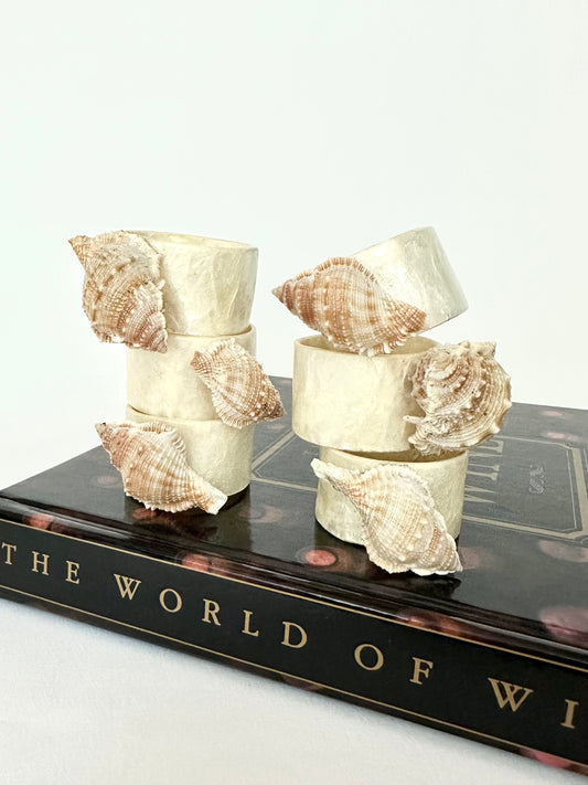 Maris Capiz Napkin Rings