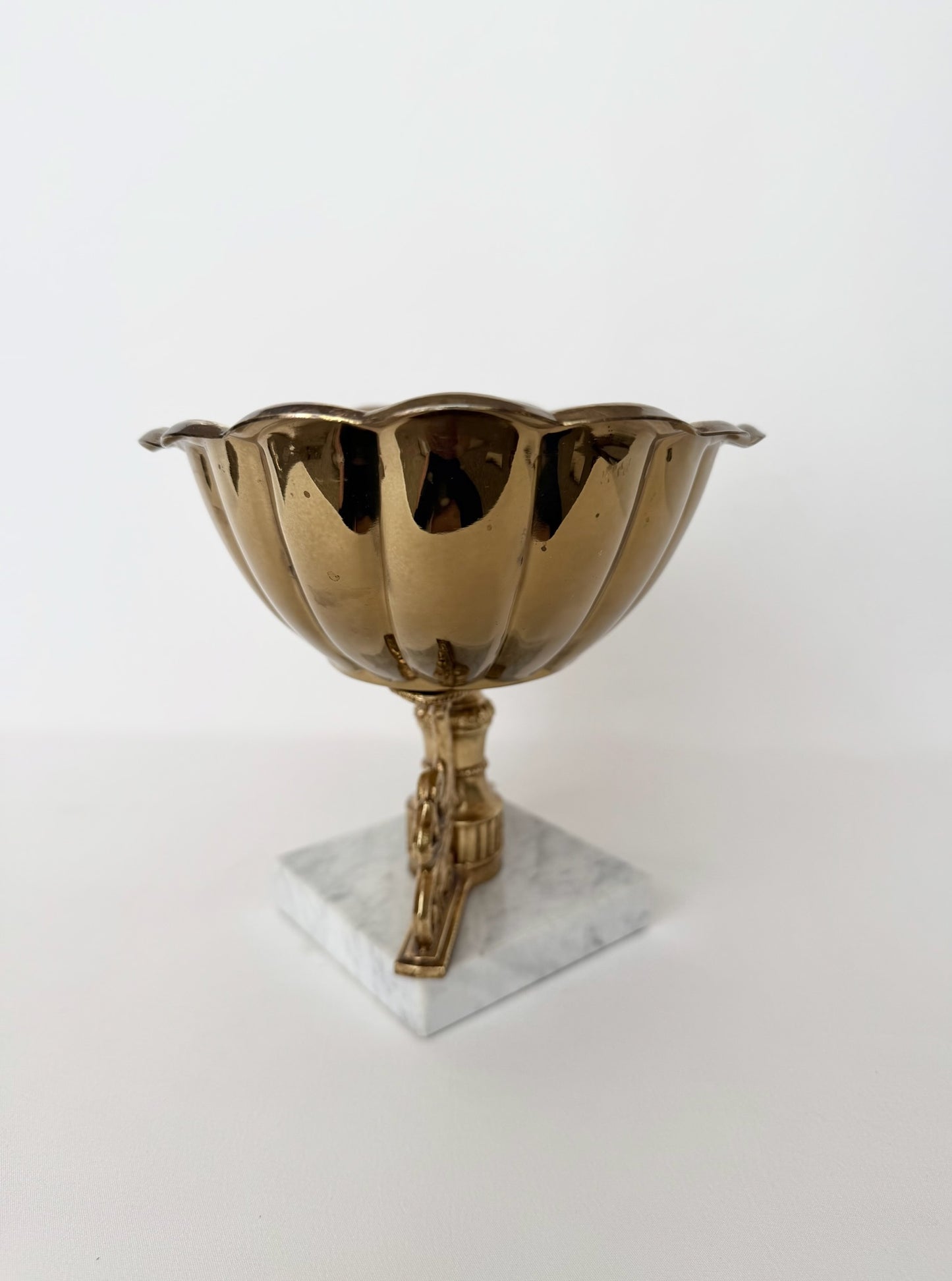 Filamina Brass Centerpiece Bowl