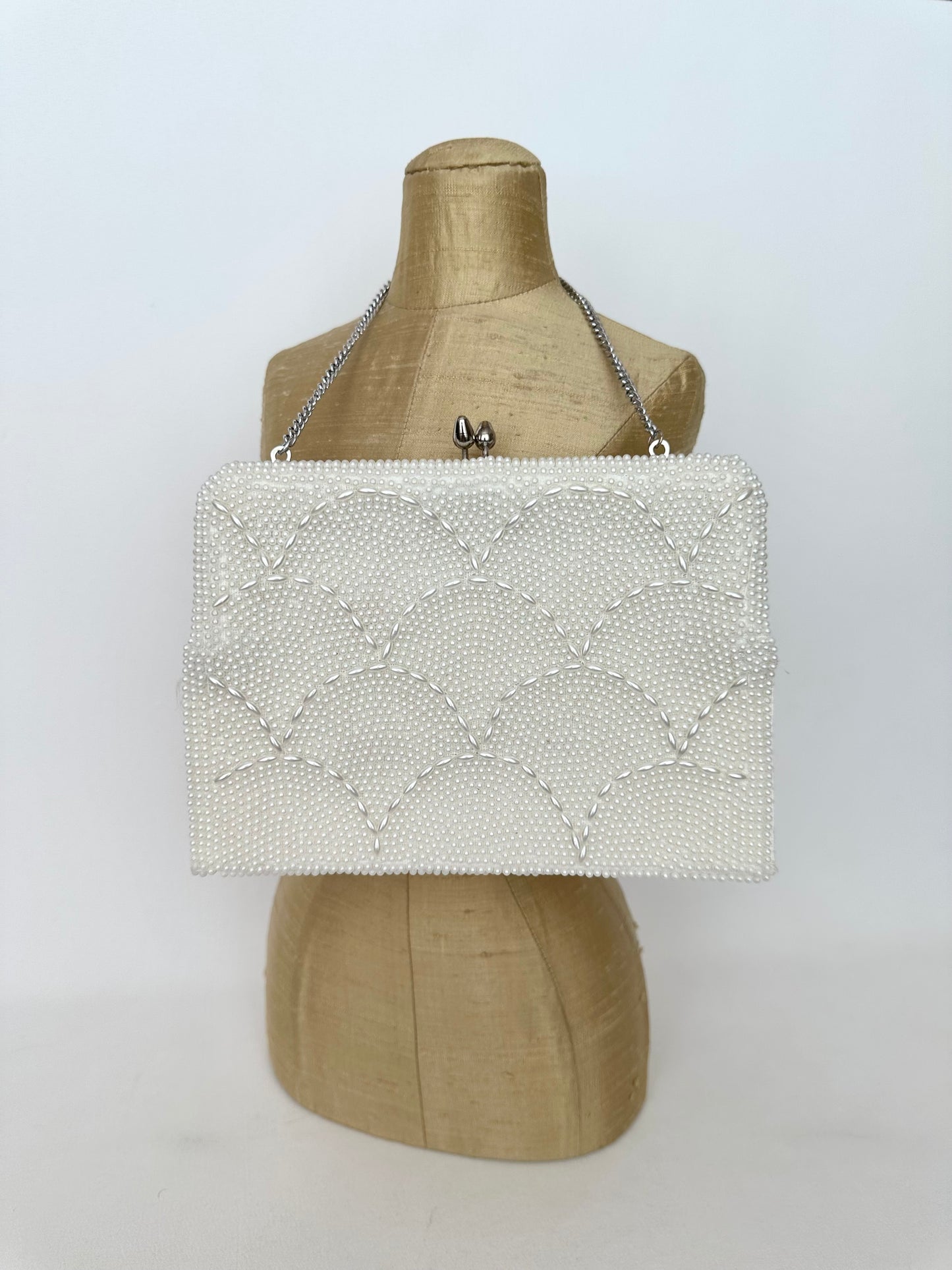 Lila Beaded Handbag