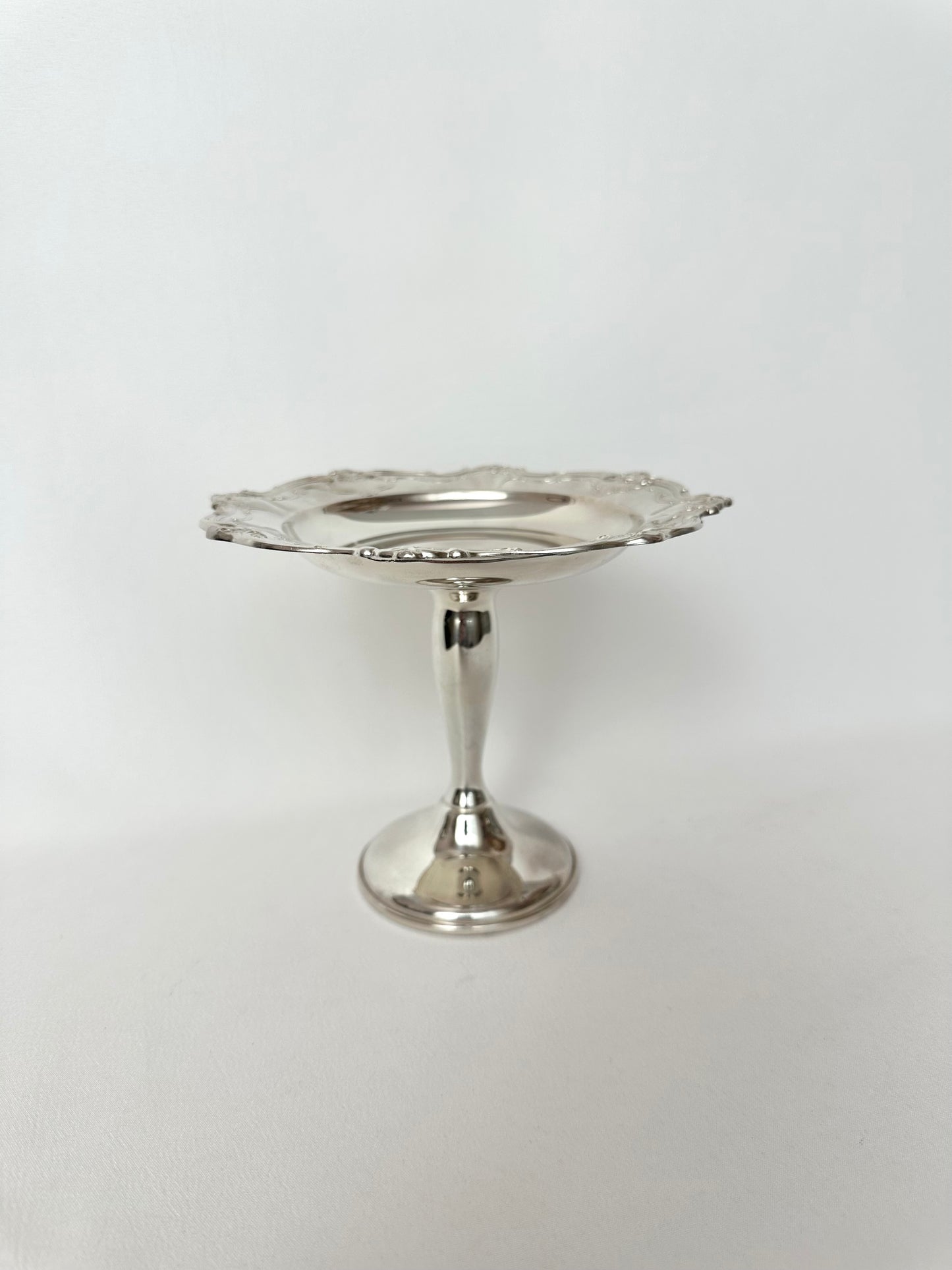 Devi Silverplate Pedestal Dish