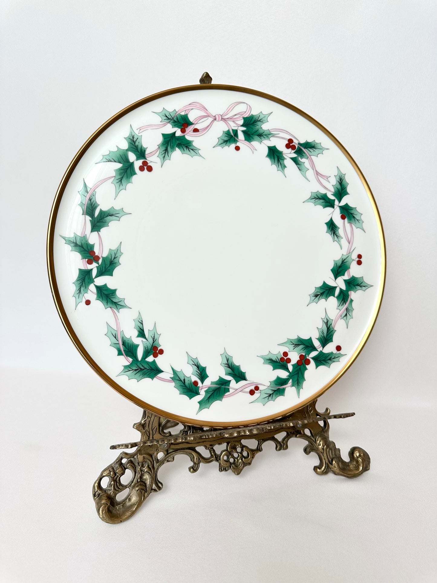 Holly Cake Serving Set