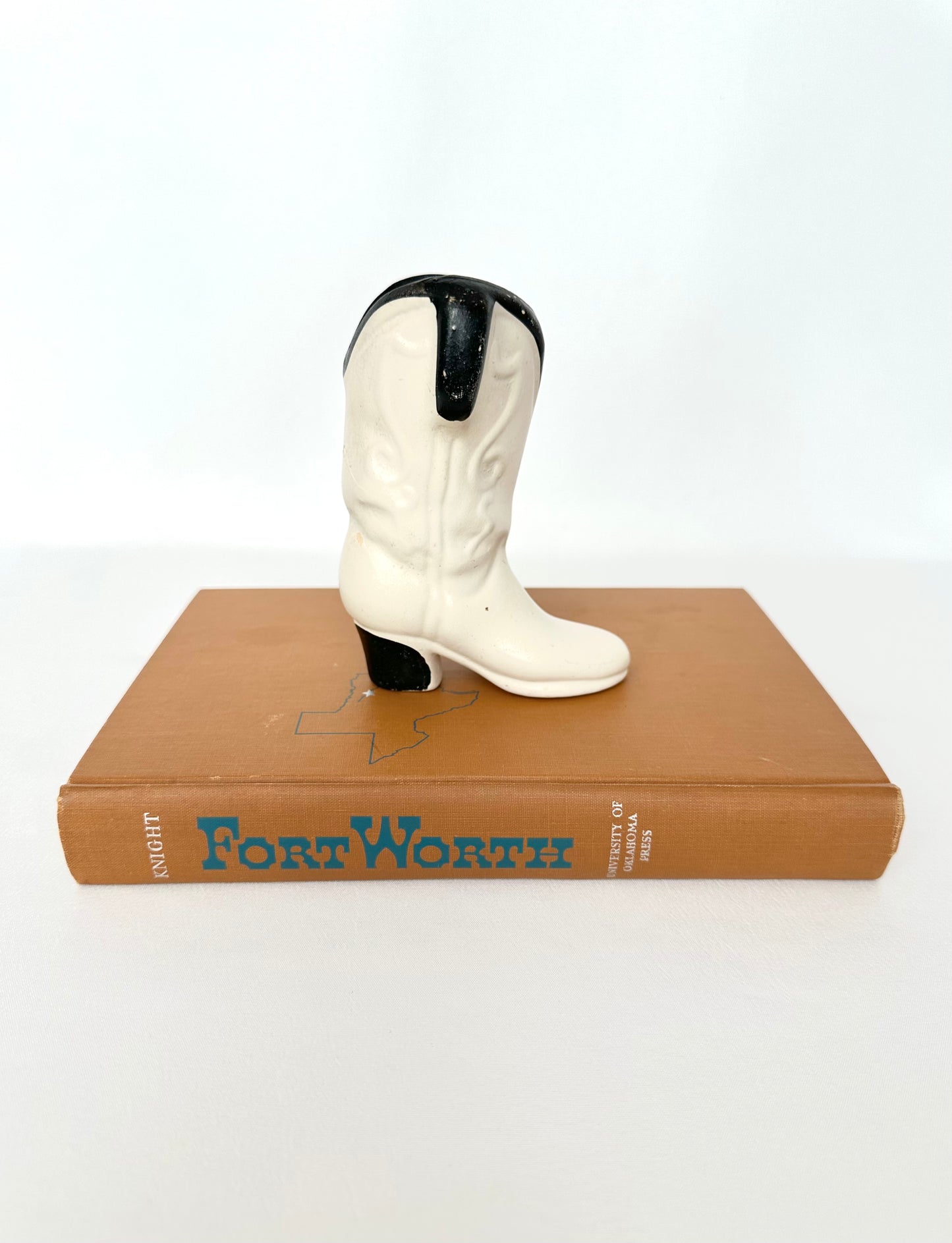 Cheyenne Boot Matchstick Vessel