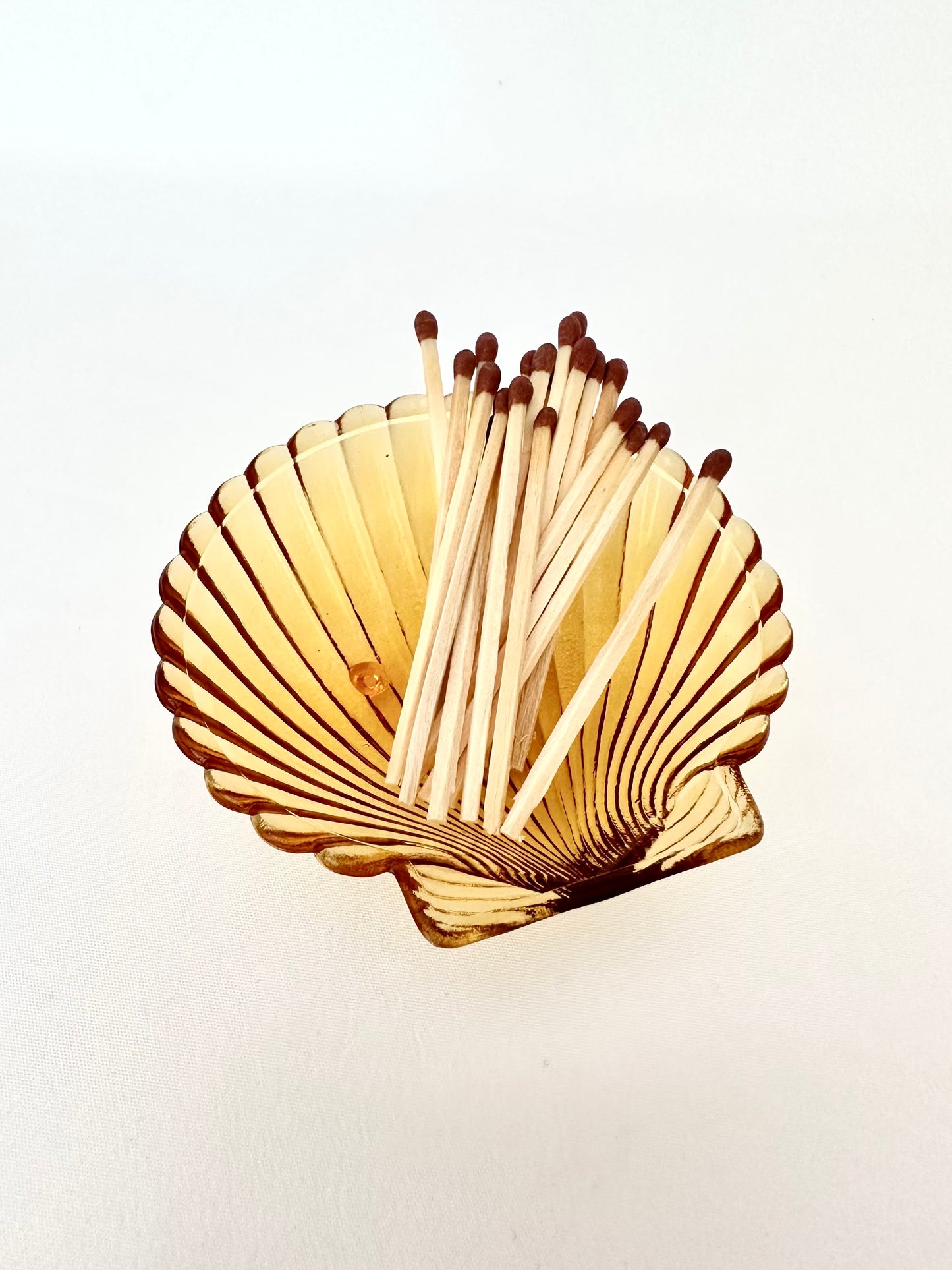 Adella Clamshell Matchstick Vessel