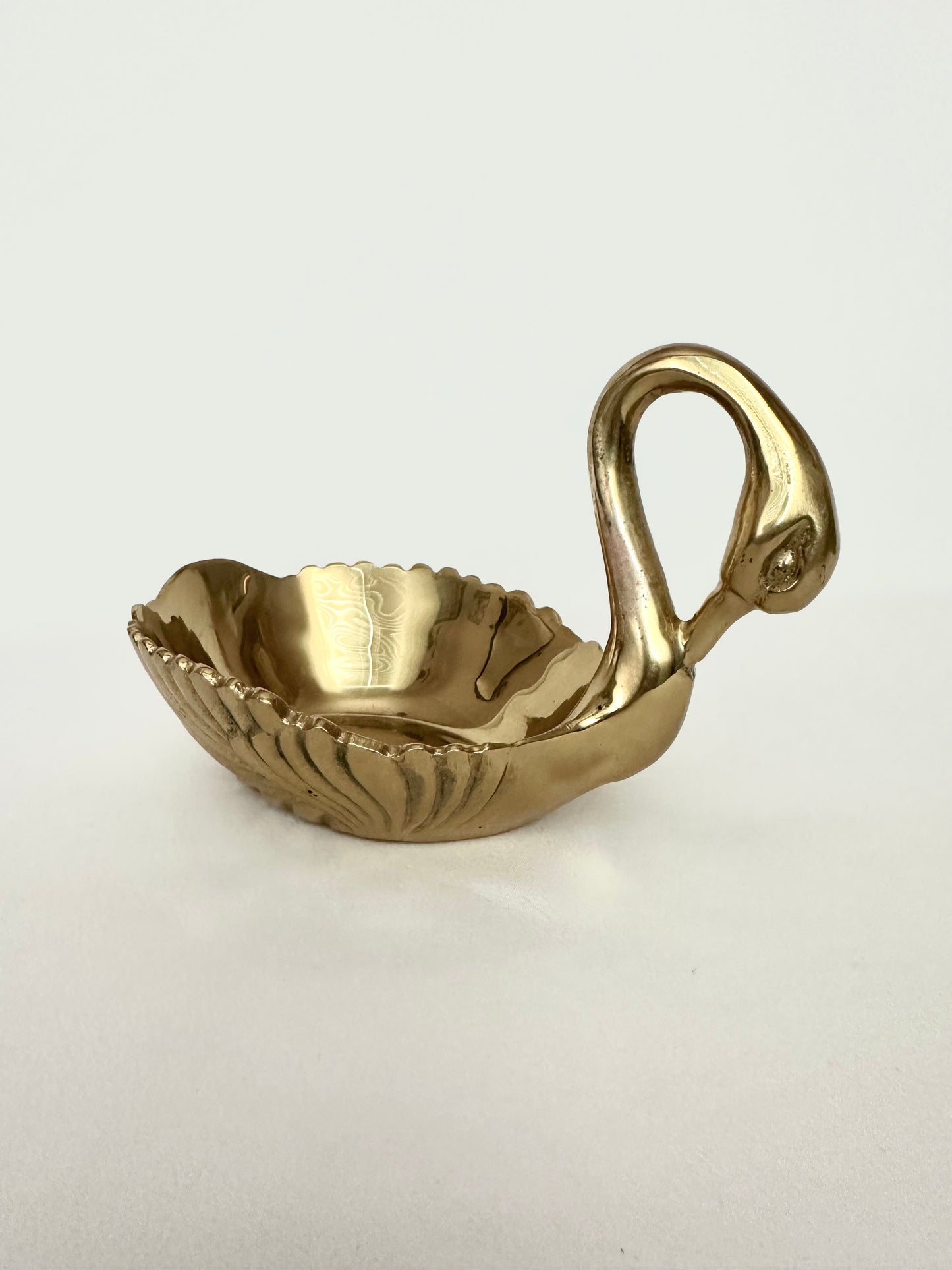 Enna Brass Swan Dish