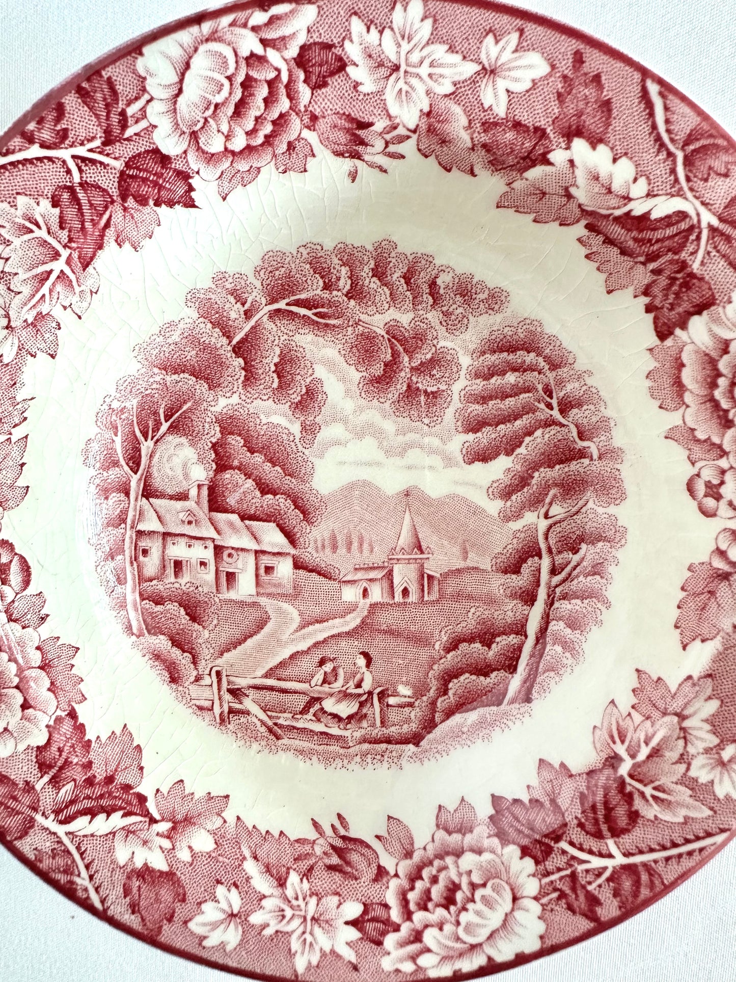 Estelle Transferware Fruit Bowls