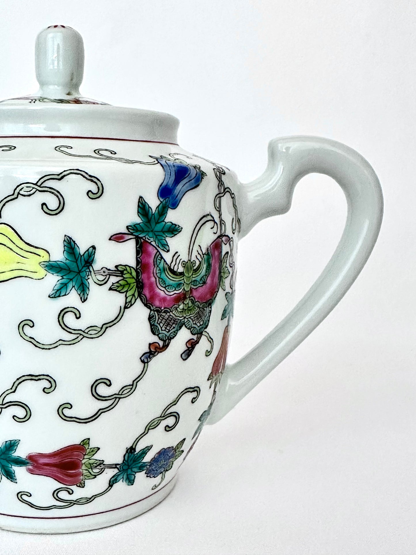 Zinnia Chinoiserie Teapot