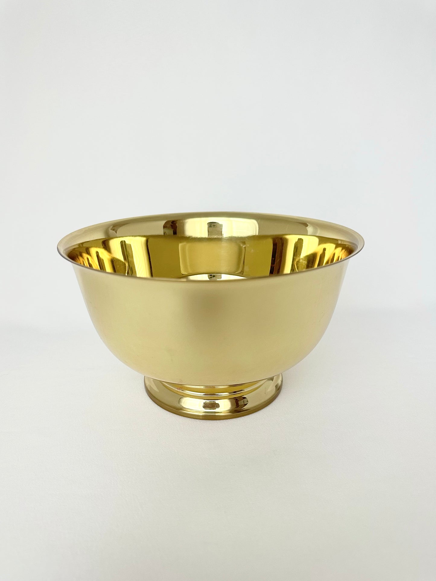 Vintage brass revere style serving bowl.