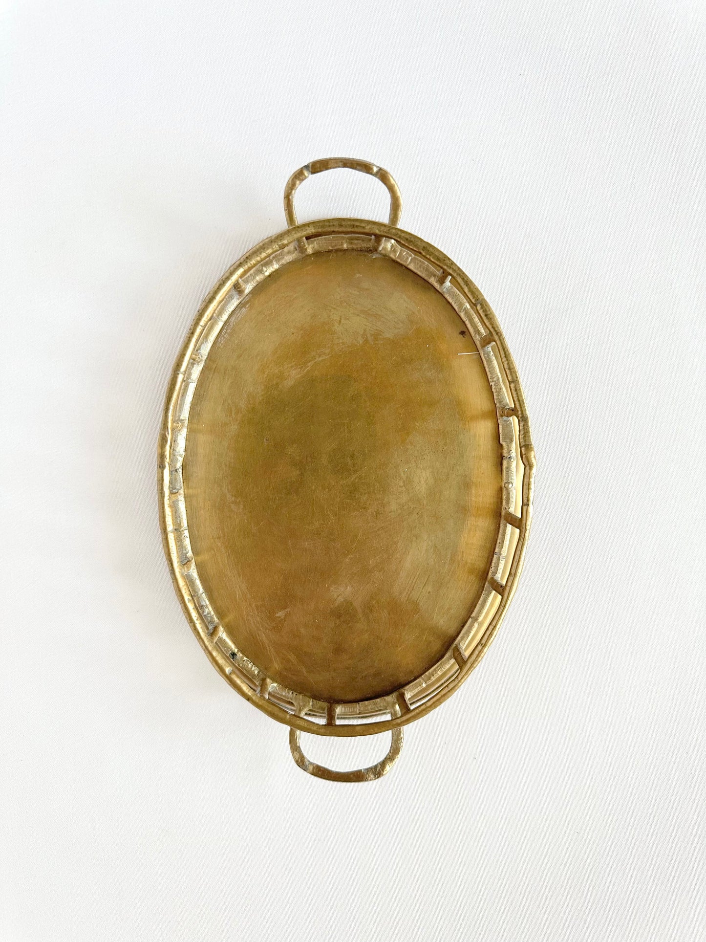 Golden Bamboo Trinket Tray