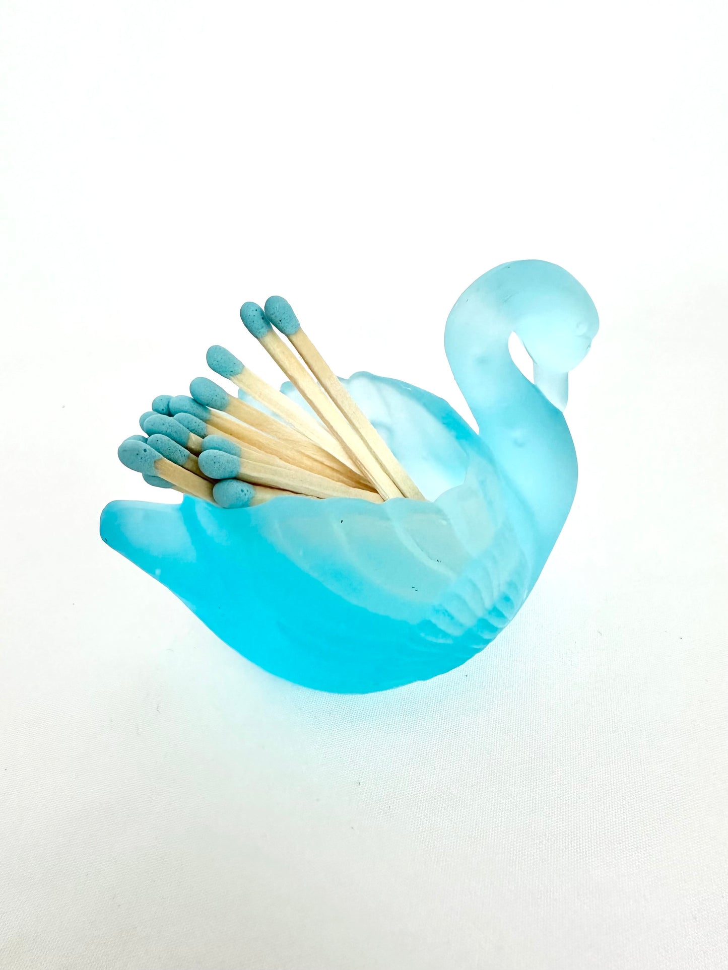 Odile Swan Matchstick Vessel