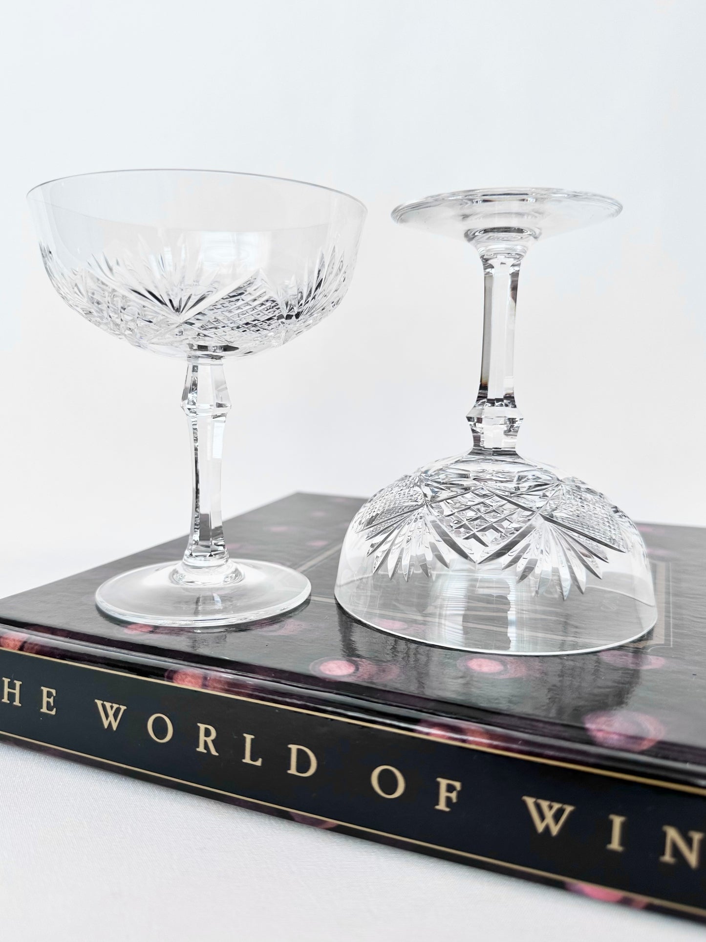 Cordelia Cut Crystal Coupes