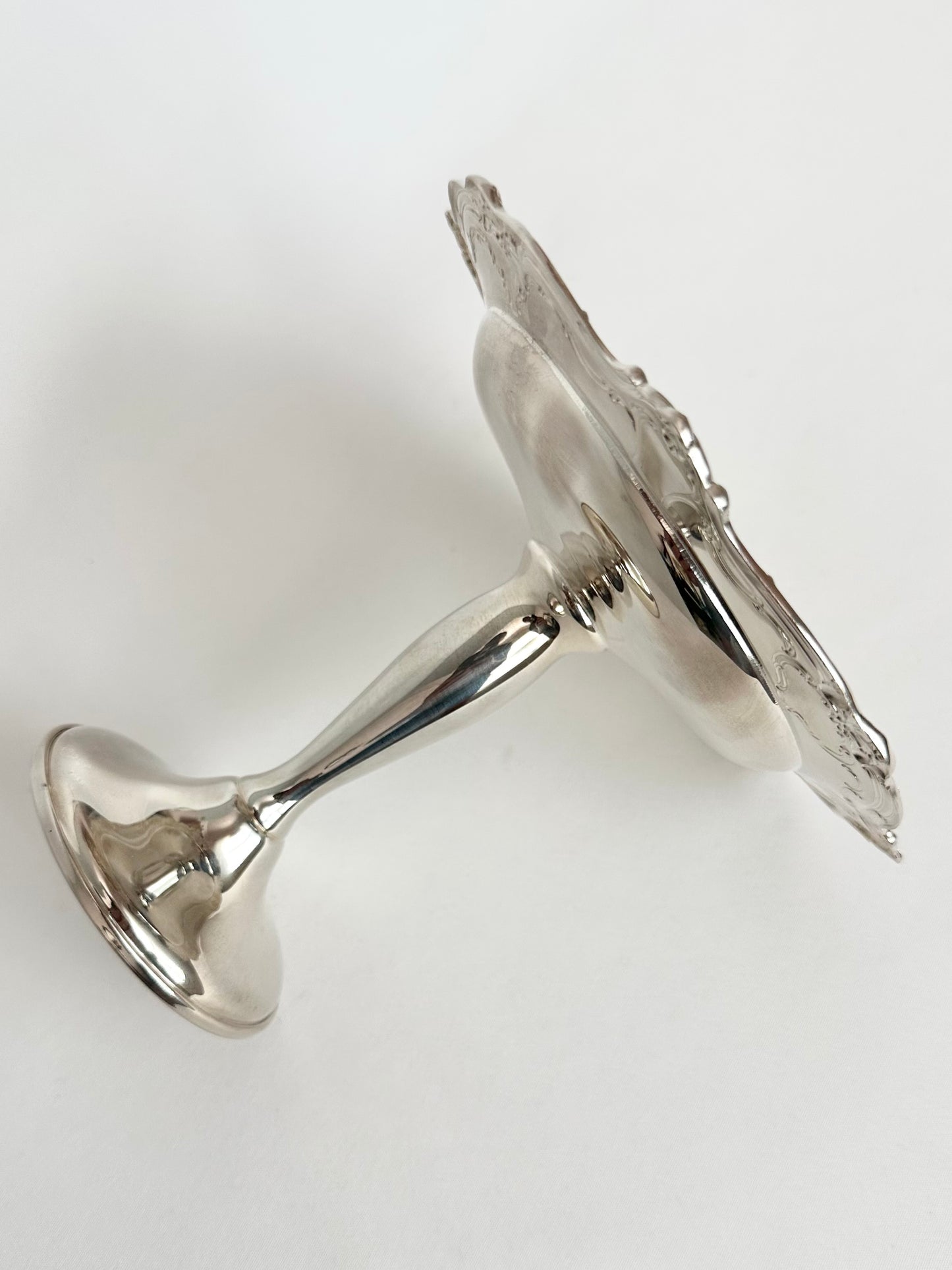 Devi Silverplate Pedestal Dish