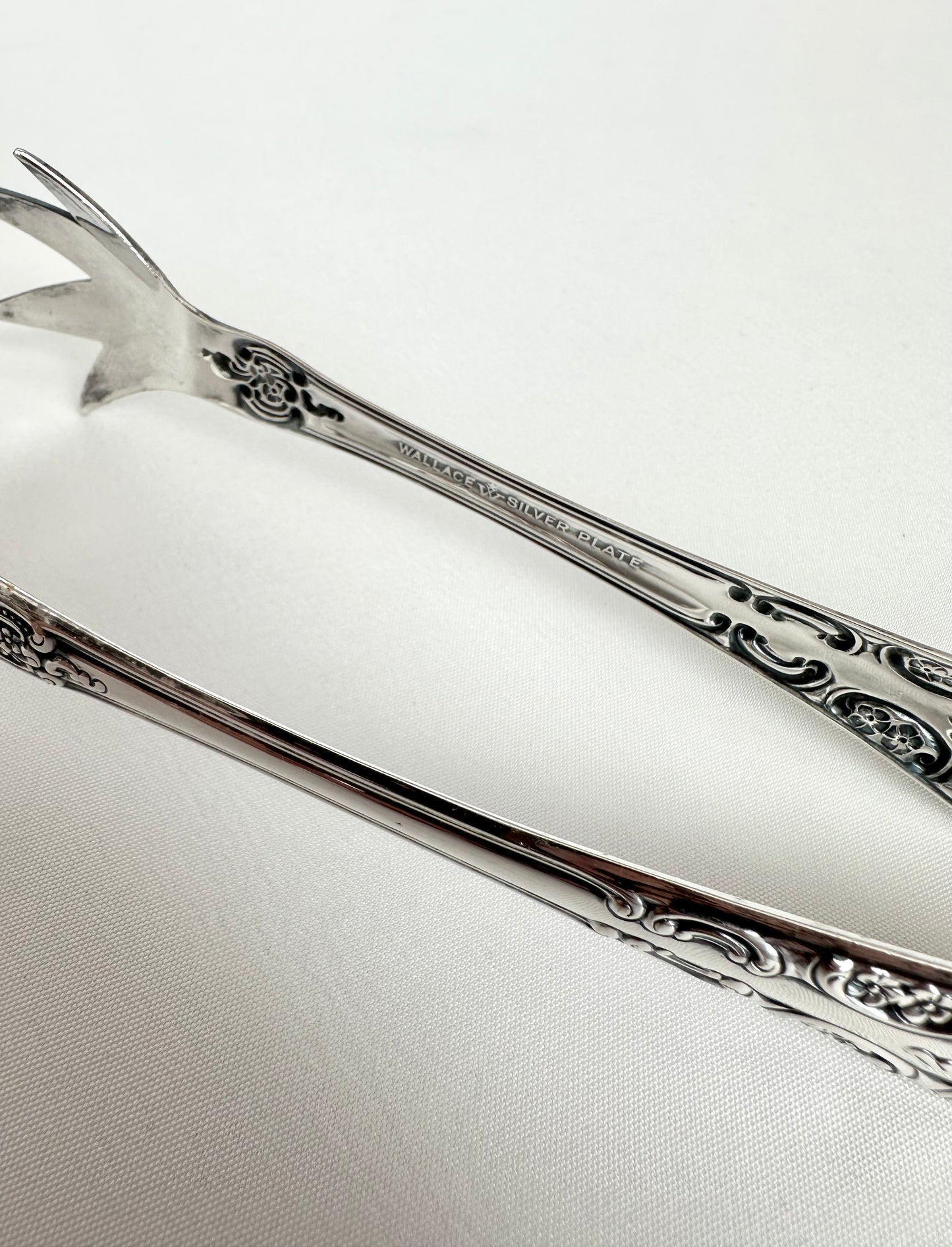 Castille Silverplate Ice Tongs