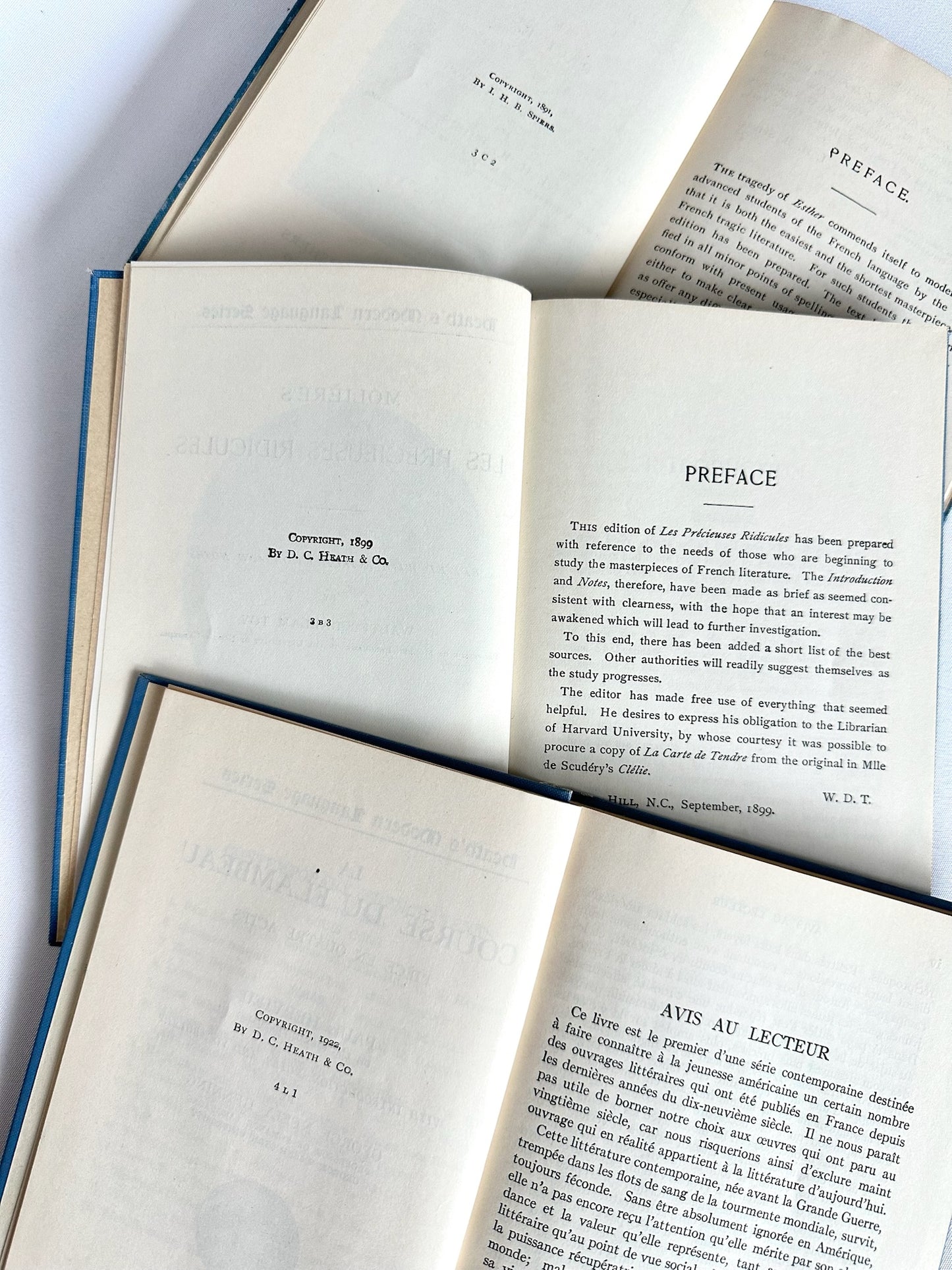 French Literature Book Trio