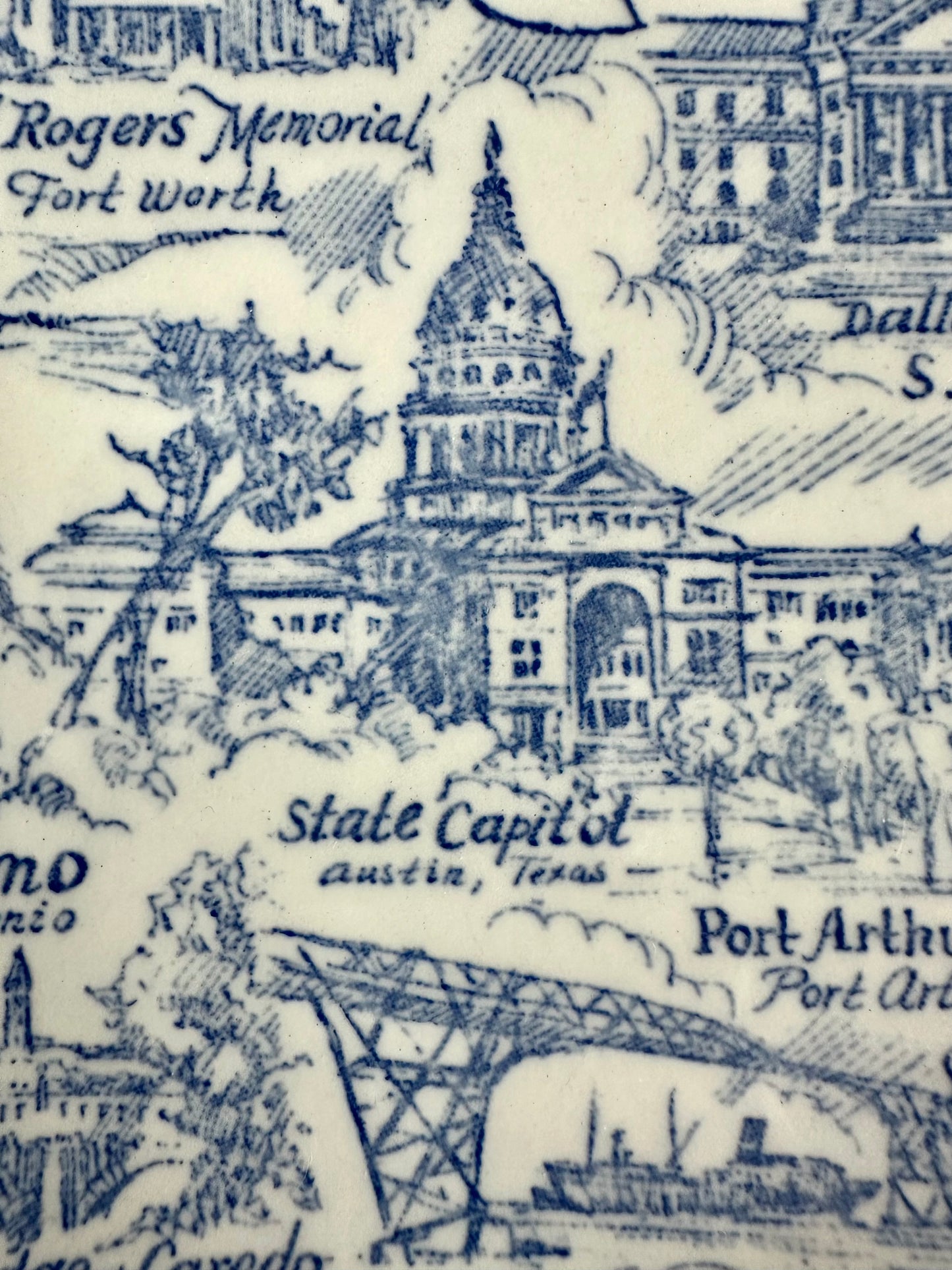 Emmie Texas Souvenir Plate