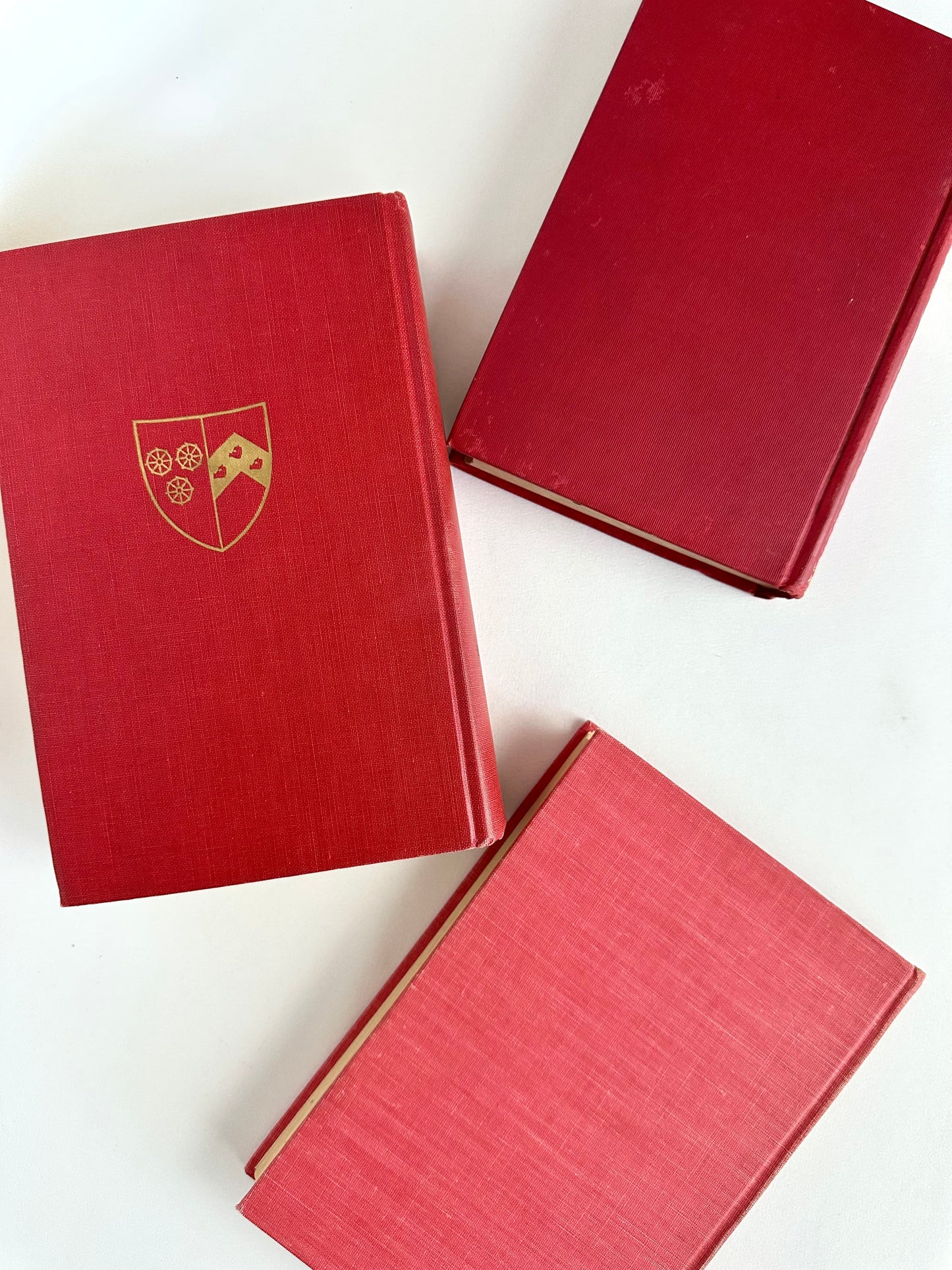 Red Color Story Book Stack 01