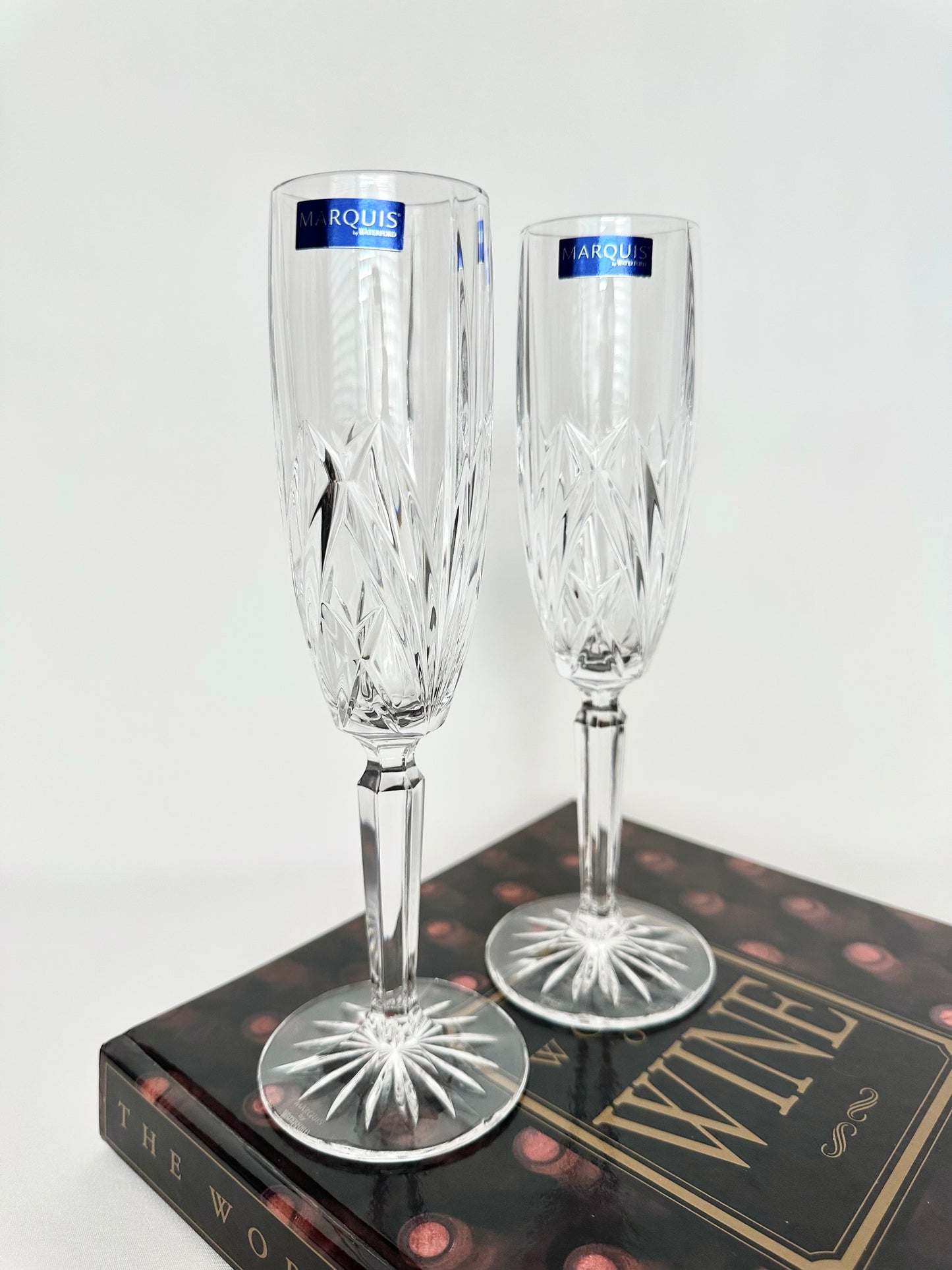 Brooke Crystal Champagne Flutes