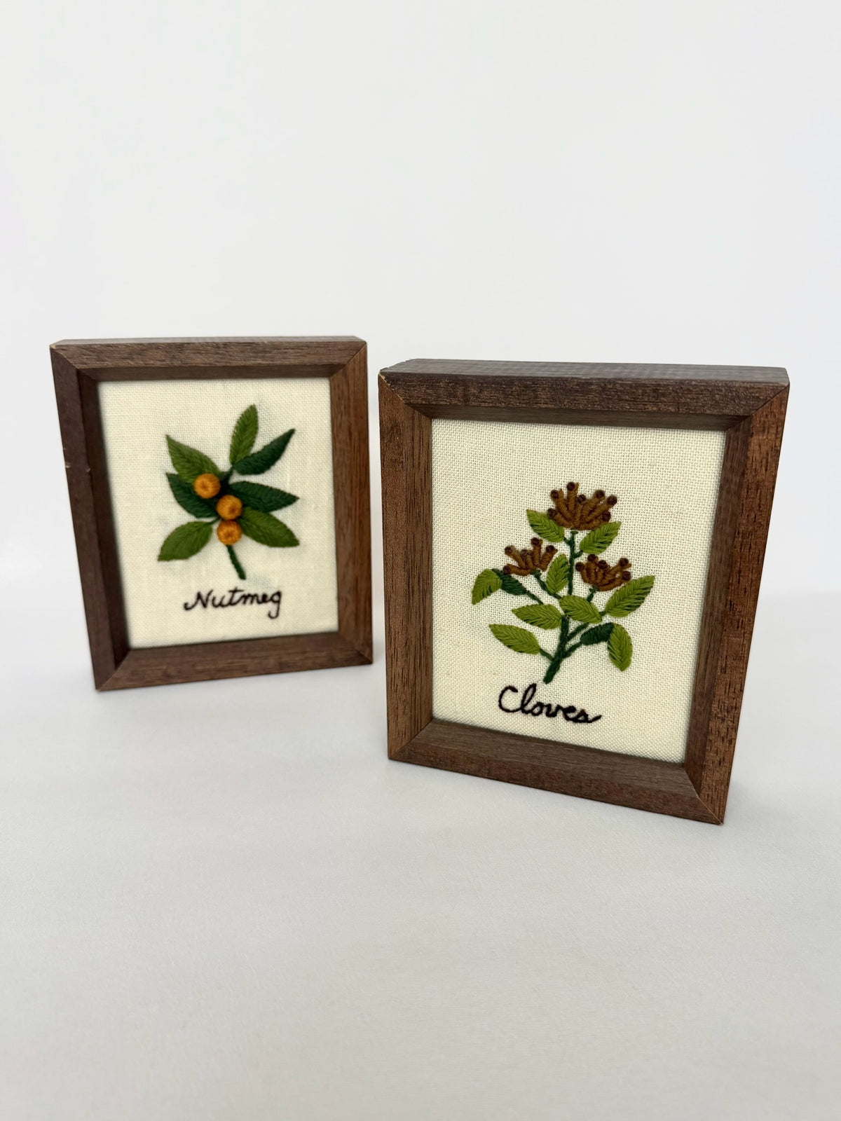 Spice Needlepoint Pair