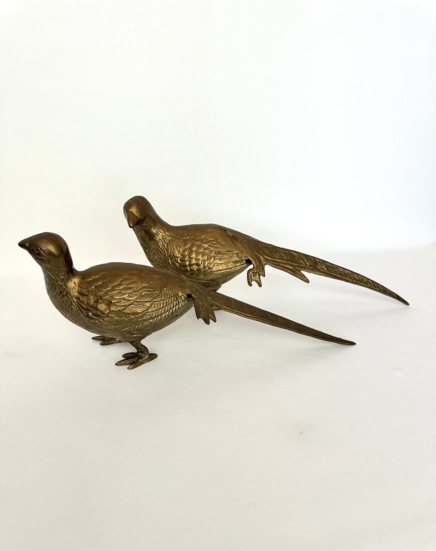 Eve Brass Pheasant Pair