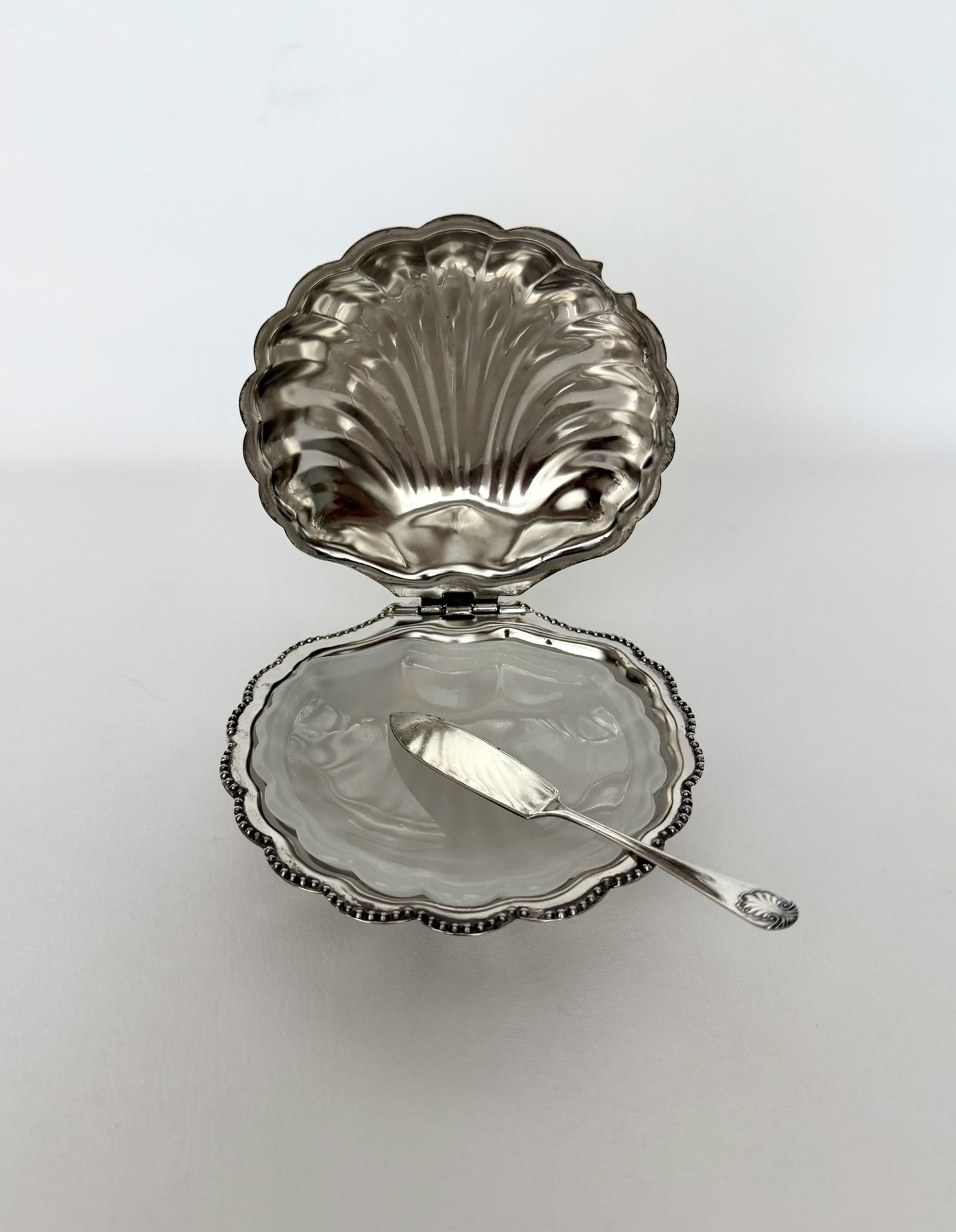 Coralie Silverplate Butter Dish