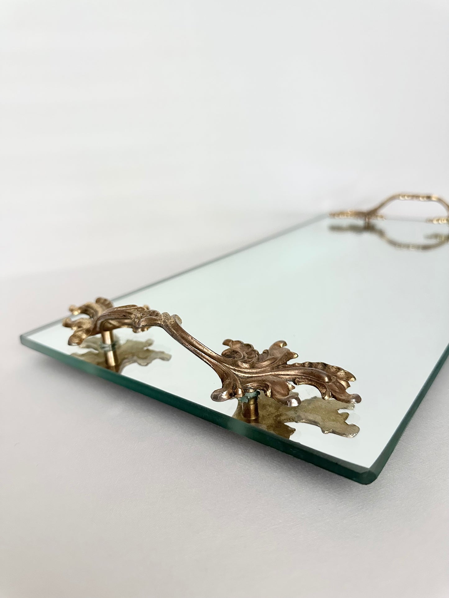 Helene Mirrored Vanity Tray