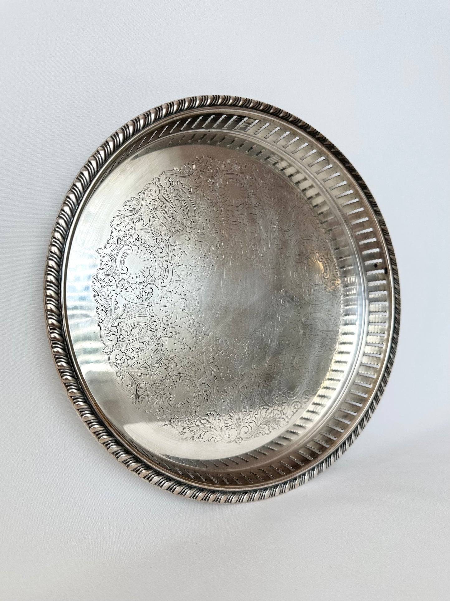 Forrest Silverplate Gallery Tray