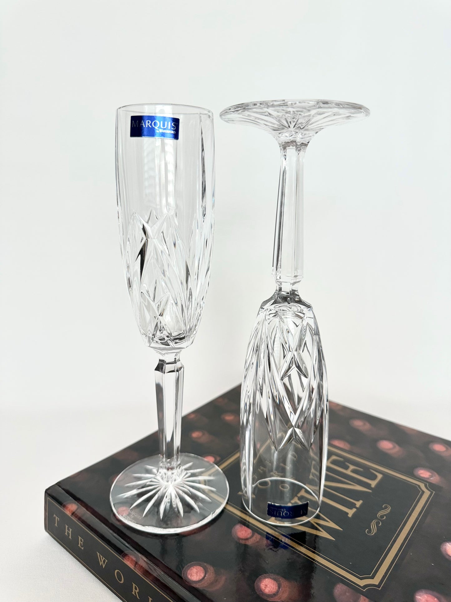 Brooke Crystal Champagne Flutes