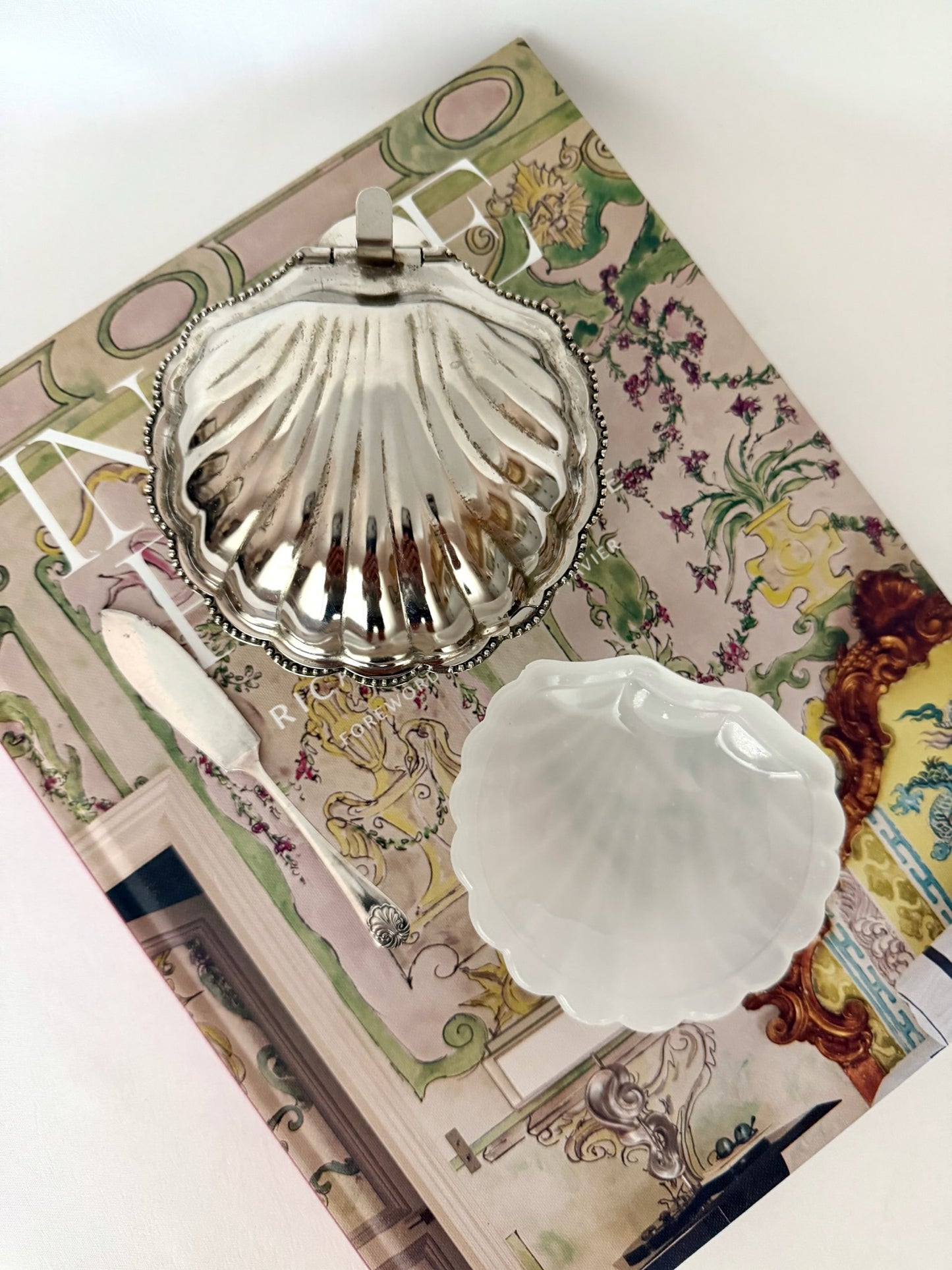 Coralie Silverplate Butter Dish