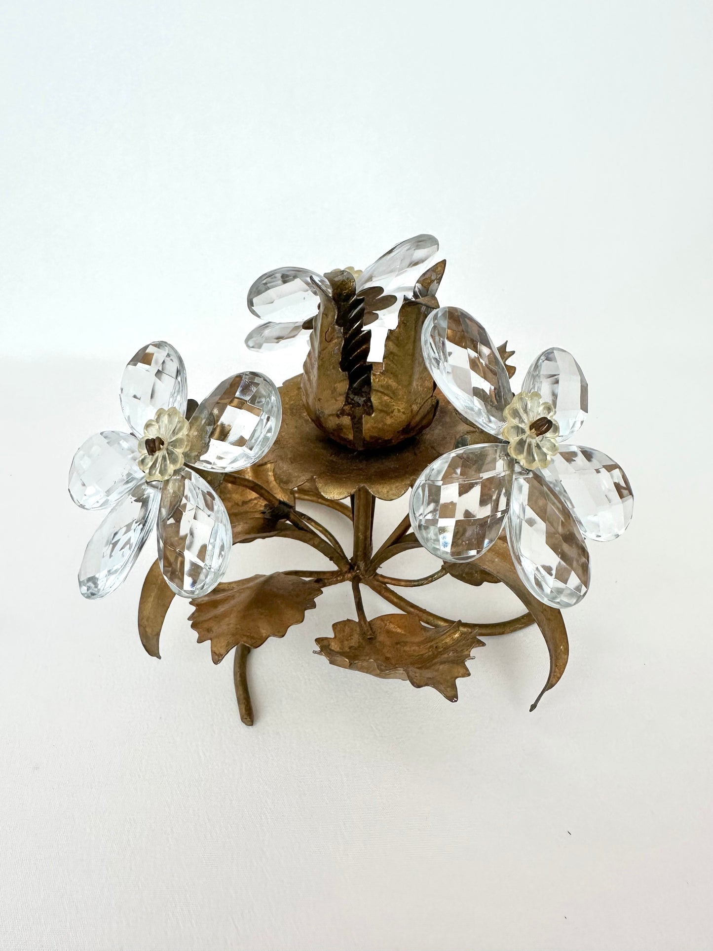 Apolline Crystal Candlestick Holders