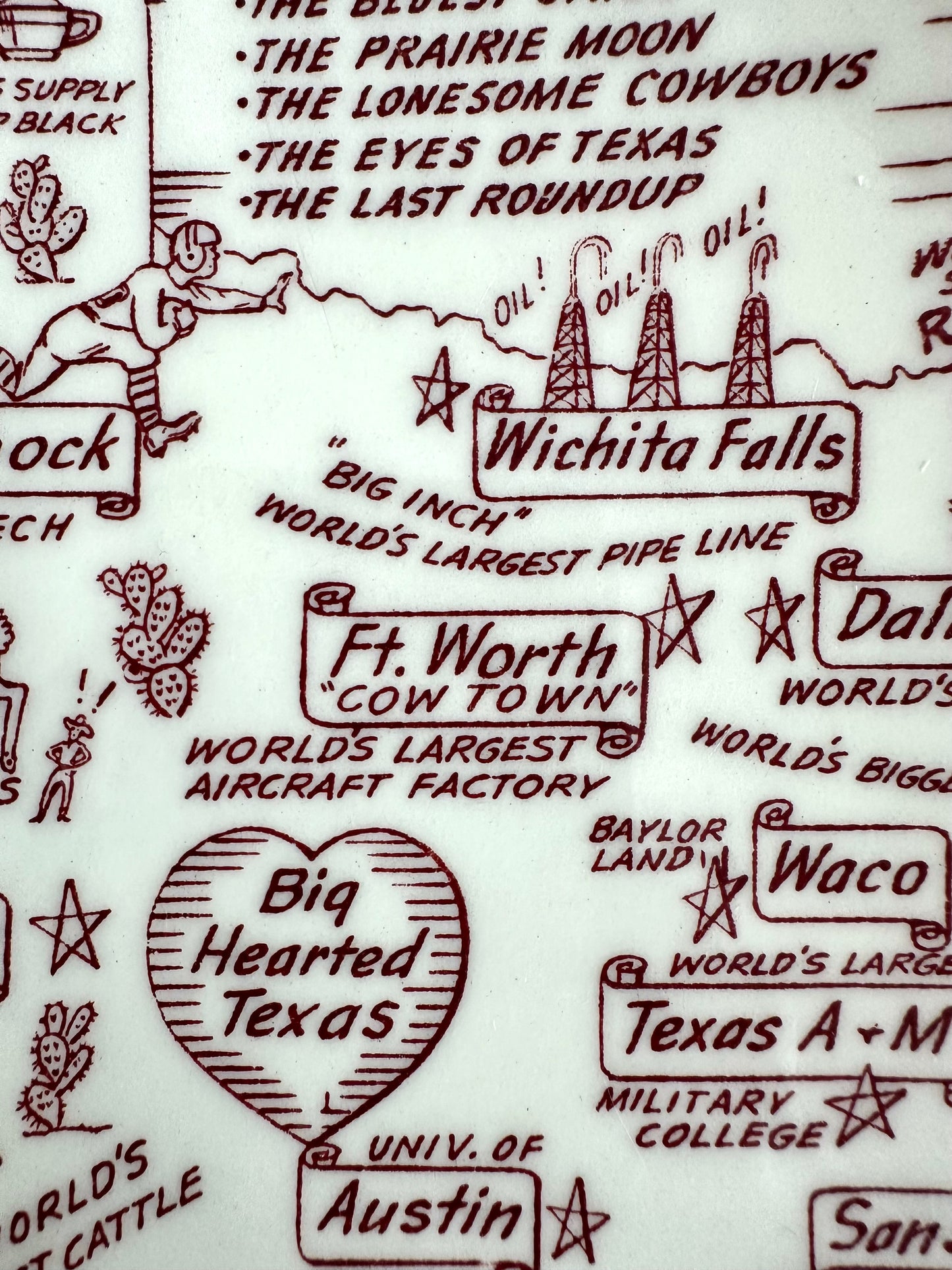Nell Texas Souvenir Plate