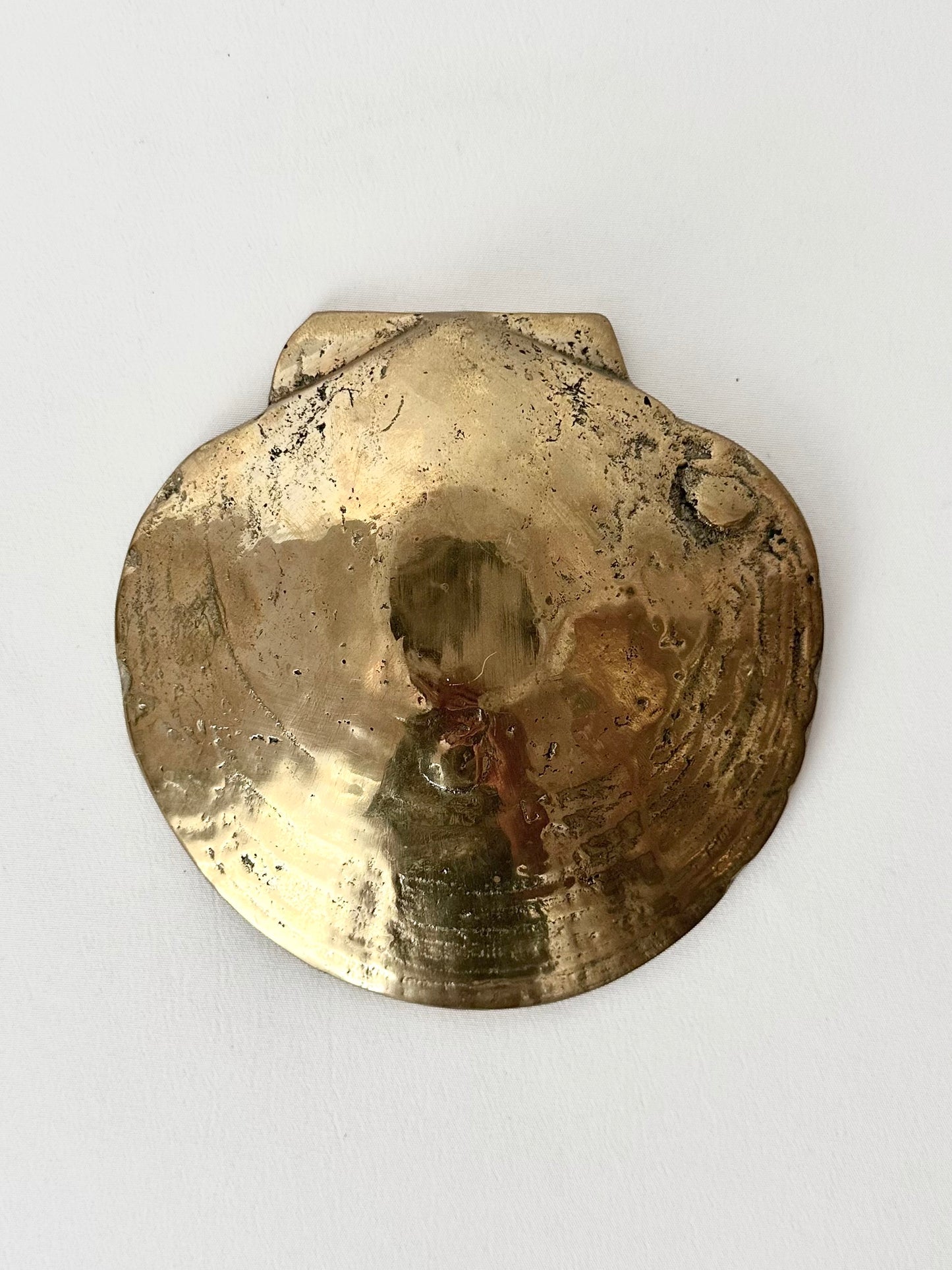 Soline Brass Shell Dish